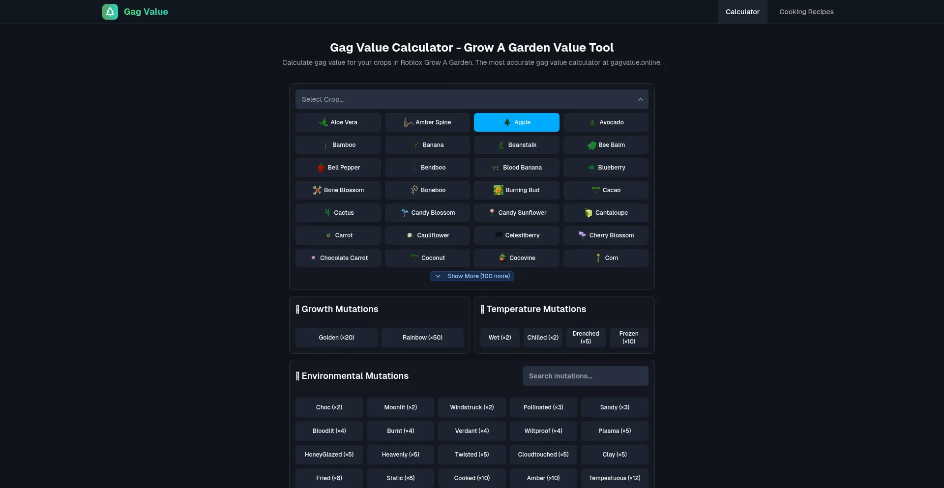 Website screenshot of Gagvalue.online