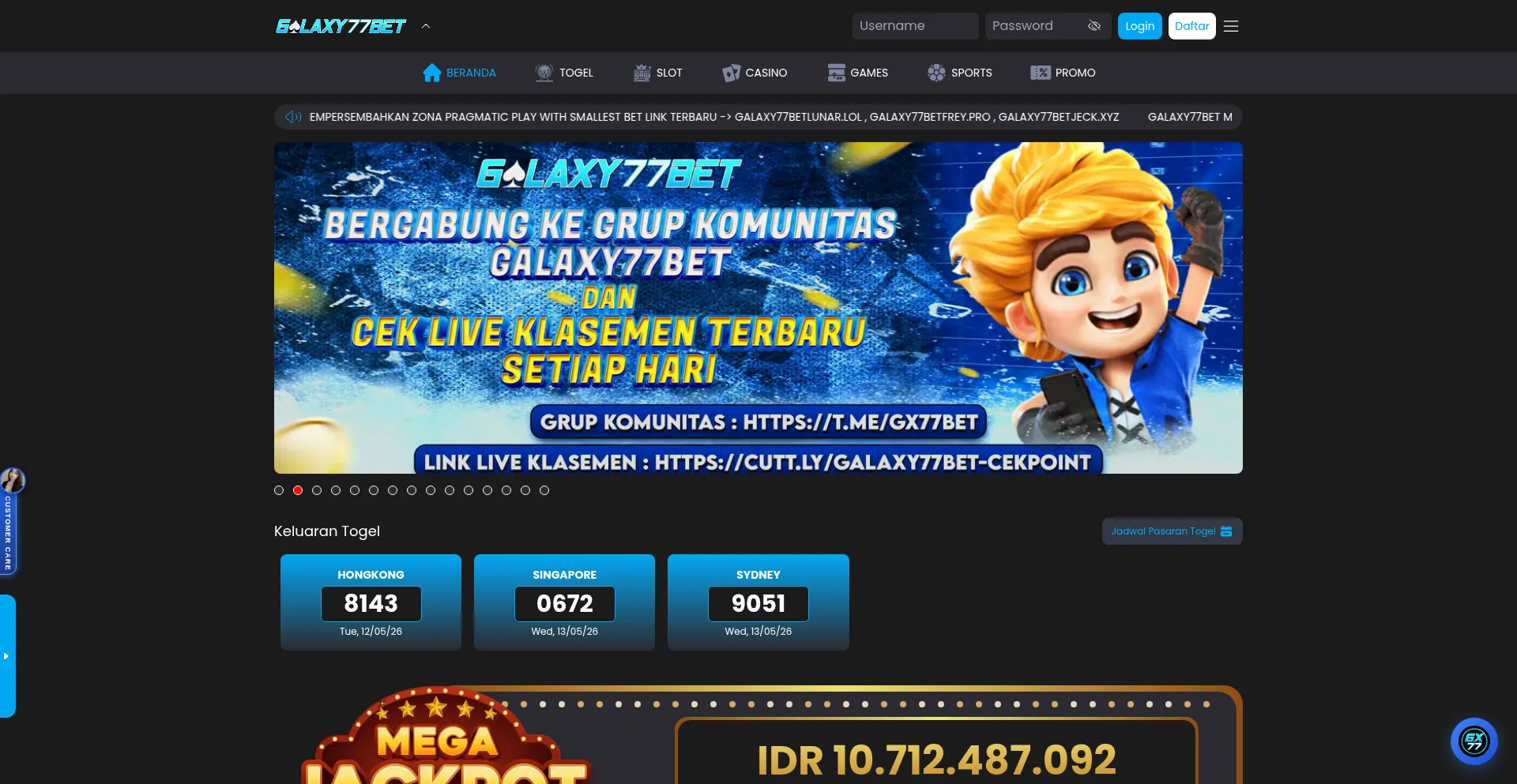 Galaxy77betfrey.pro