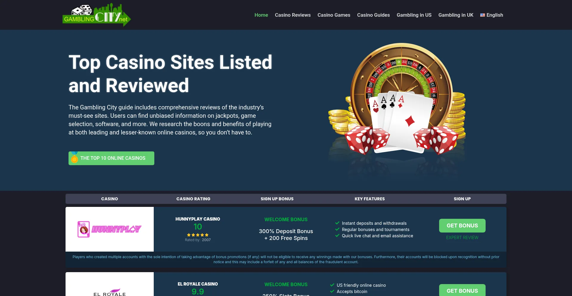 Gamblingcity.net Screenshot