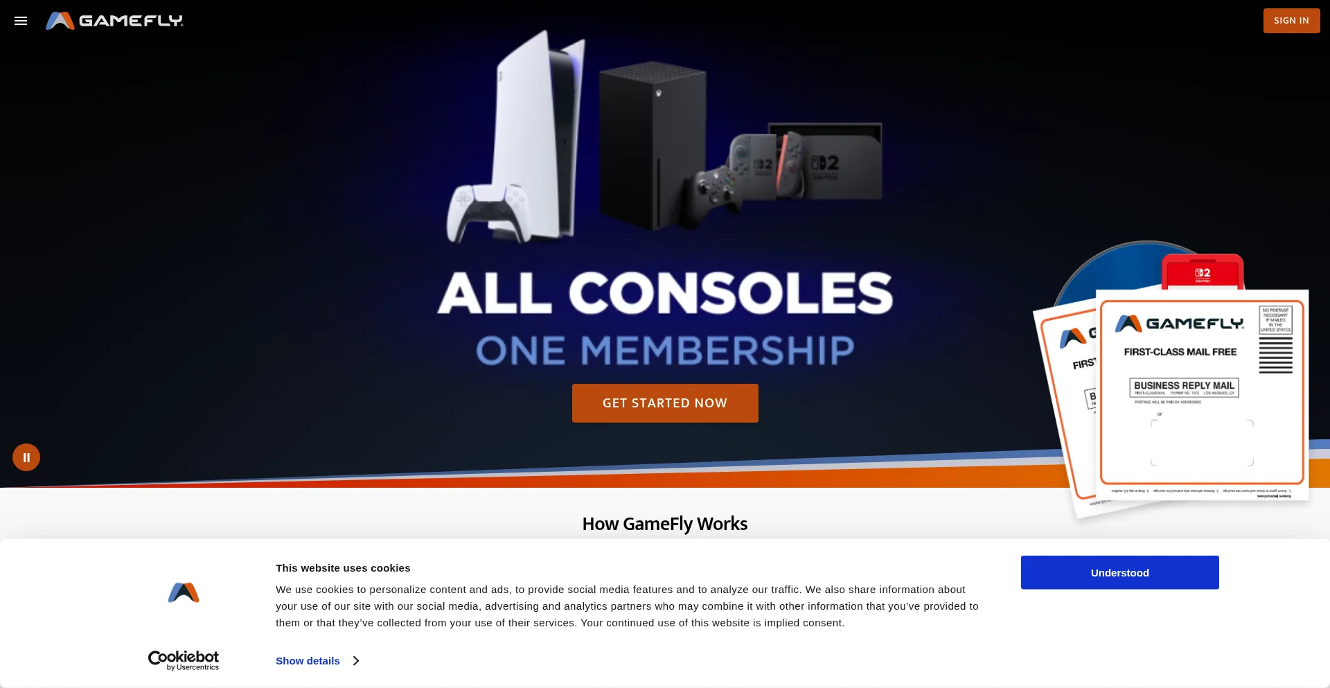 Gamefly.com Screenshot