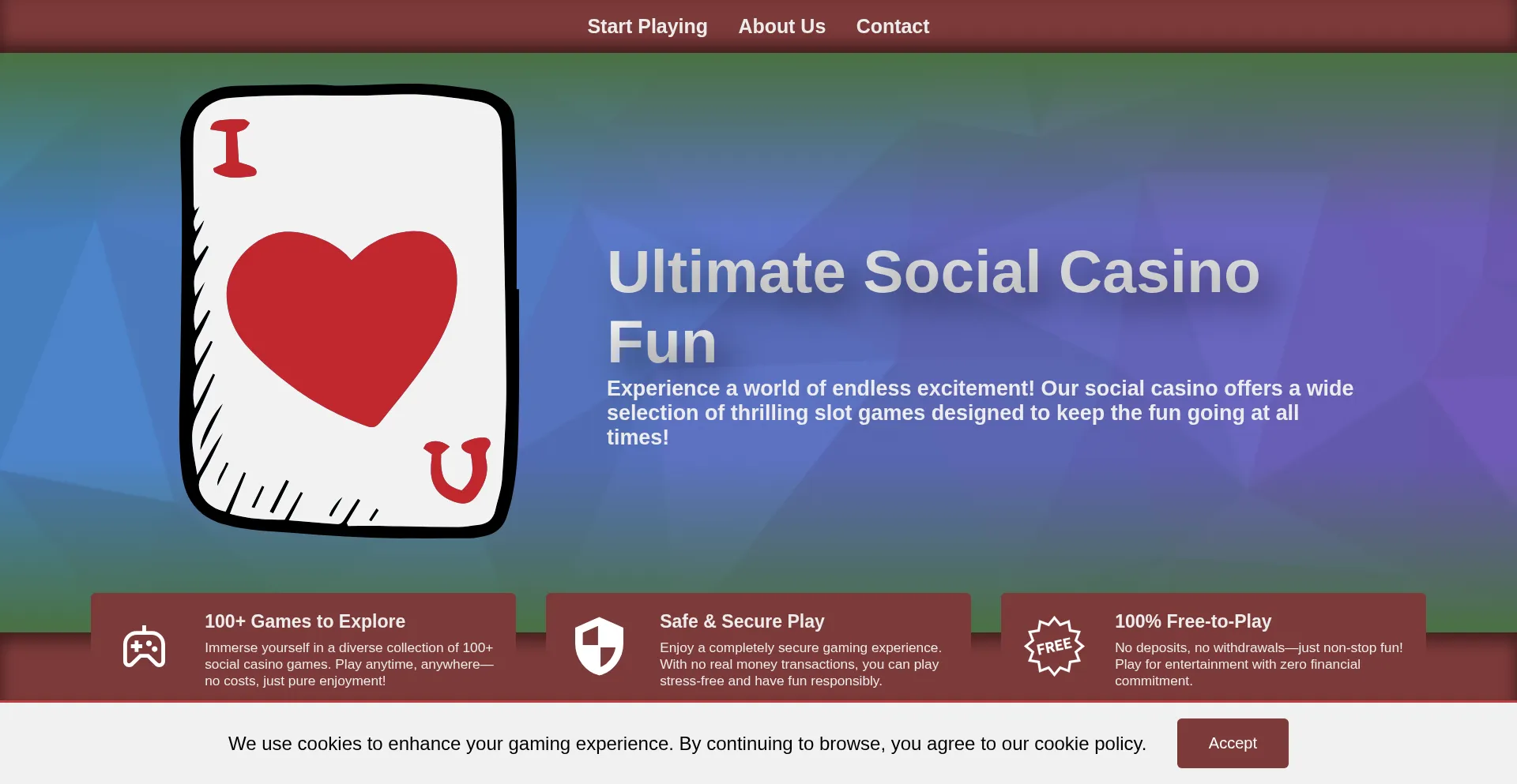 Website screenshot of Gameworldin.us