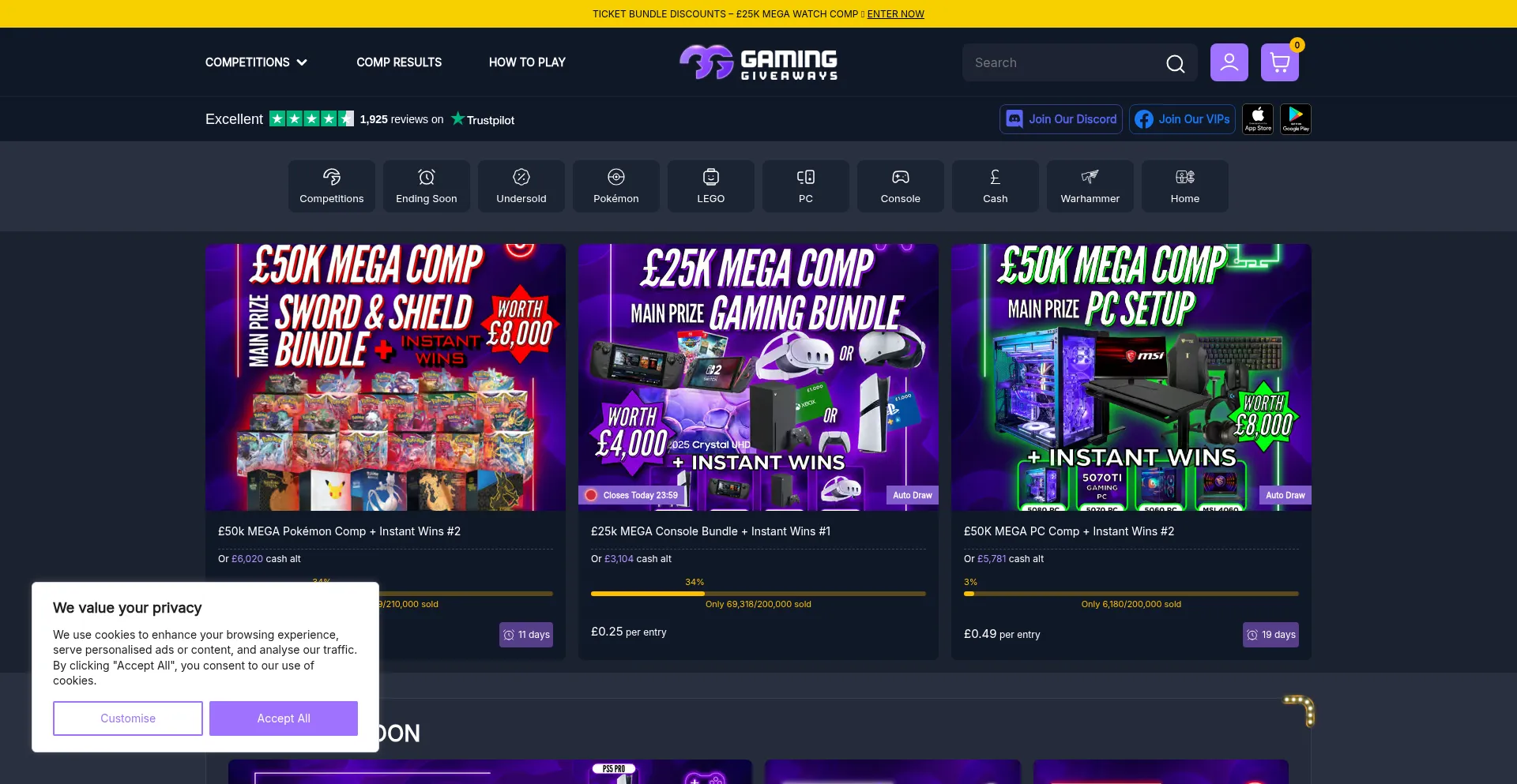 Gaminggiveaways.co.uk 安全可靠吗？