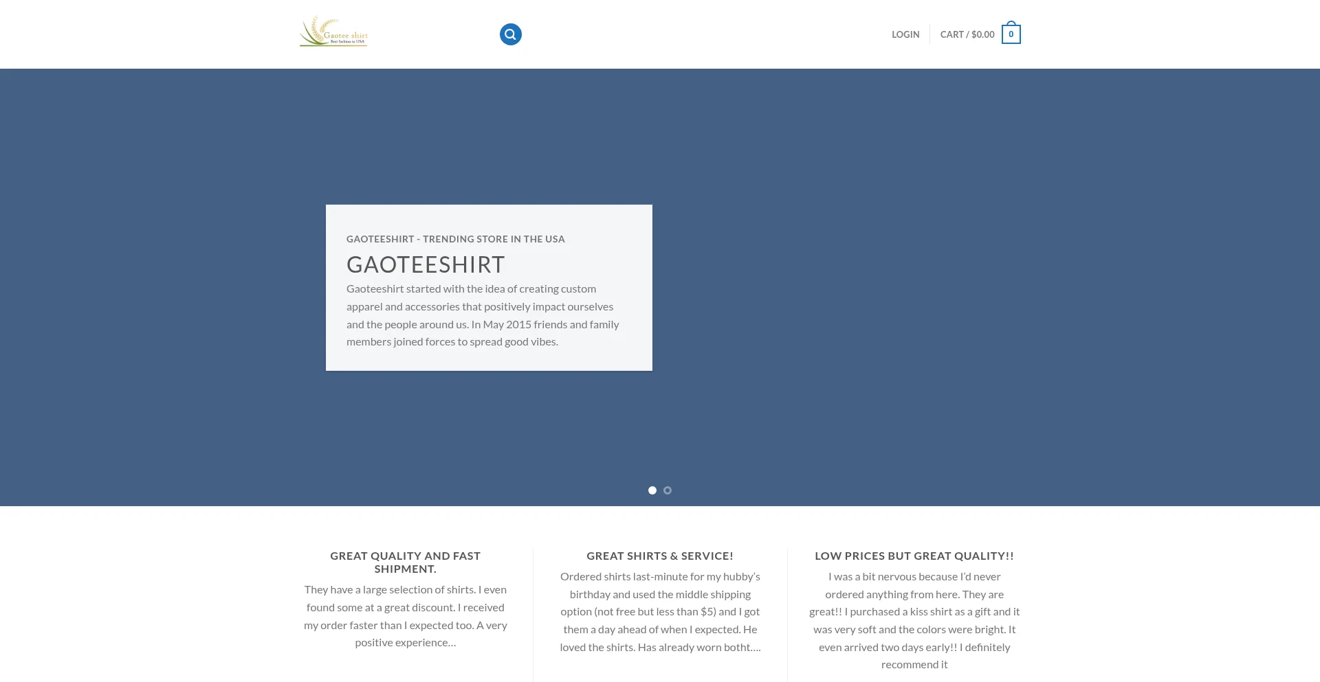 Gaoteeshirt.com 安全可靠吗？