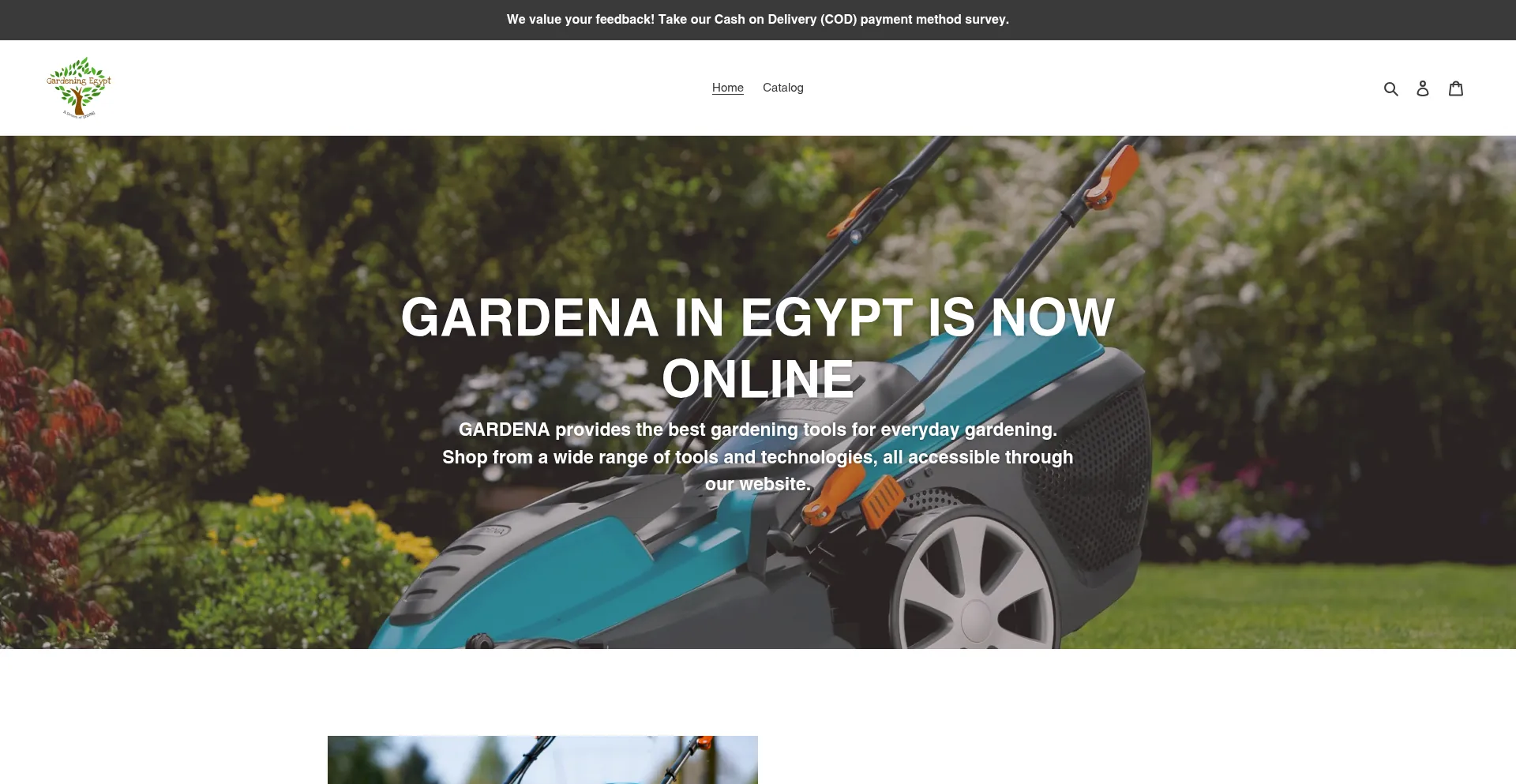 Gardeningegypt.com Screenshot
