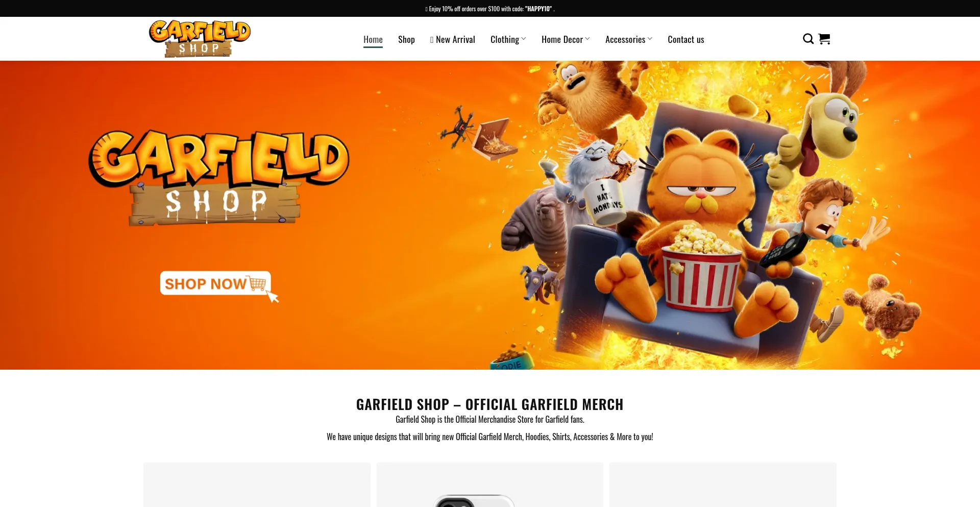 Garfieldshop.com 安全可靠吗？