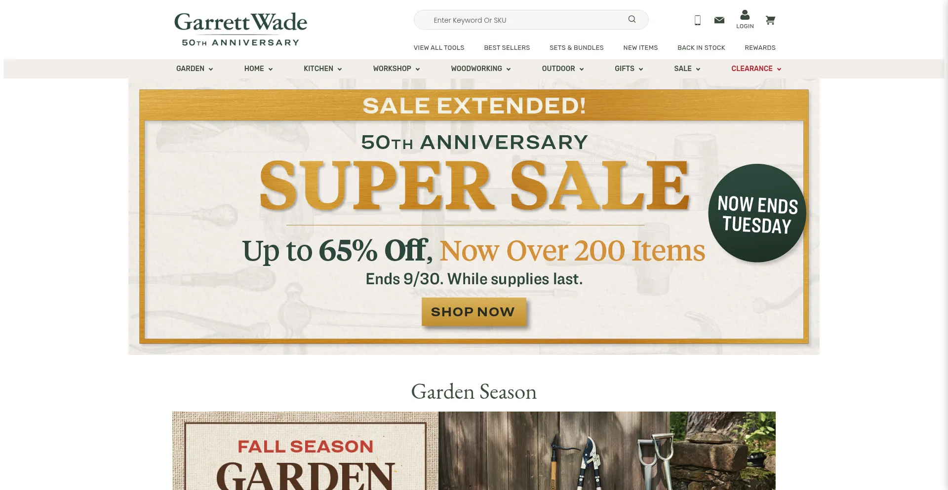 Garrettwade.com Screenshot