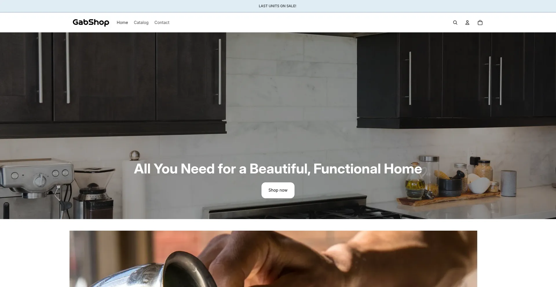 Website screenshot of Gasshopi.com