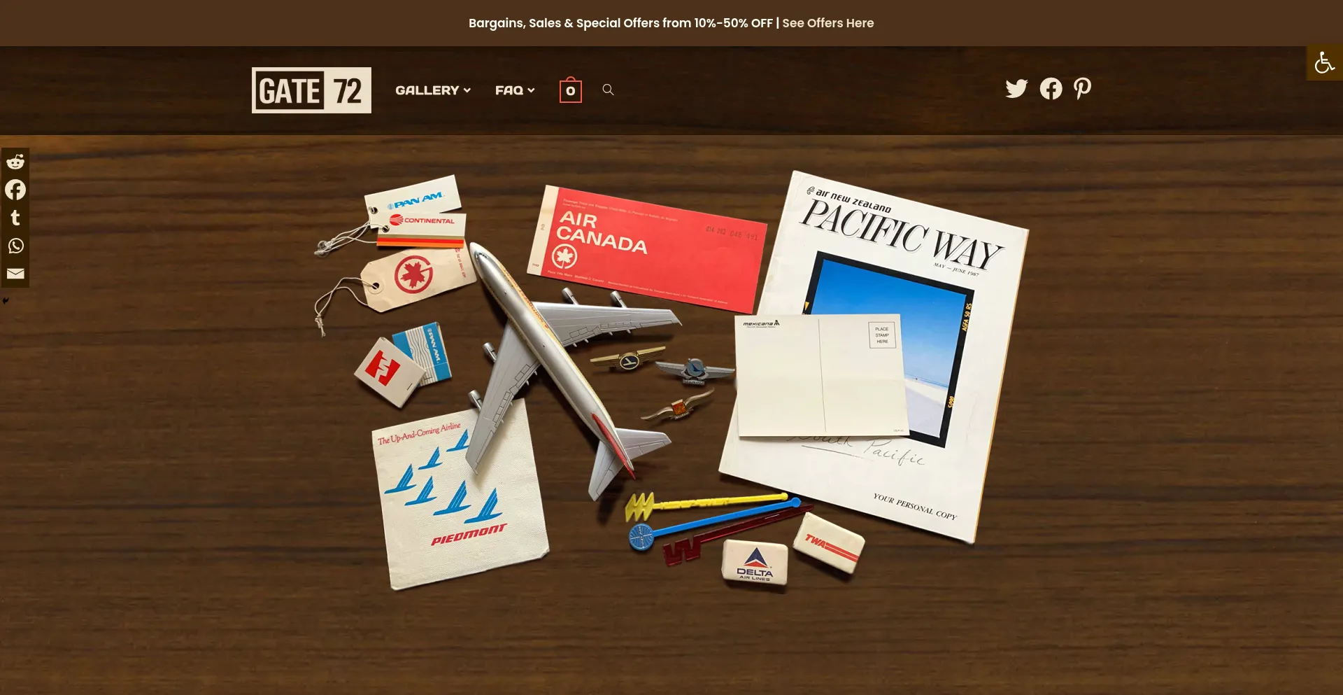 Website screenshot of Gate72.net