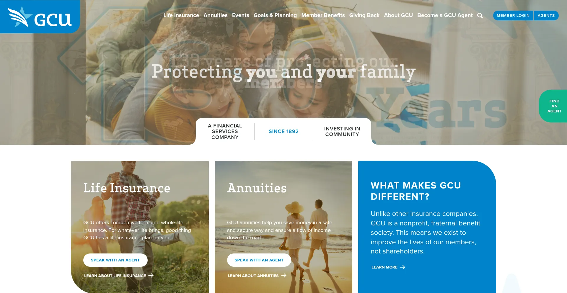 Website screenshot of Gcuusa.com