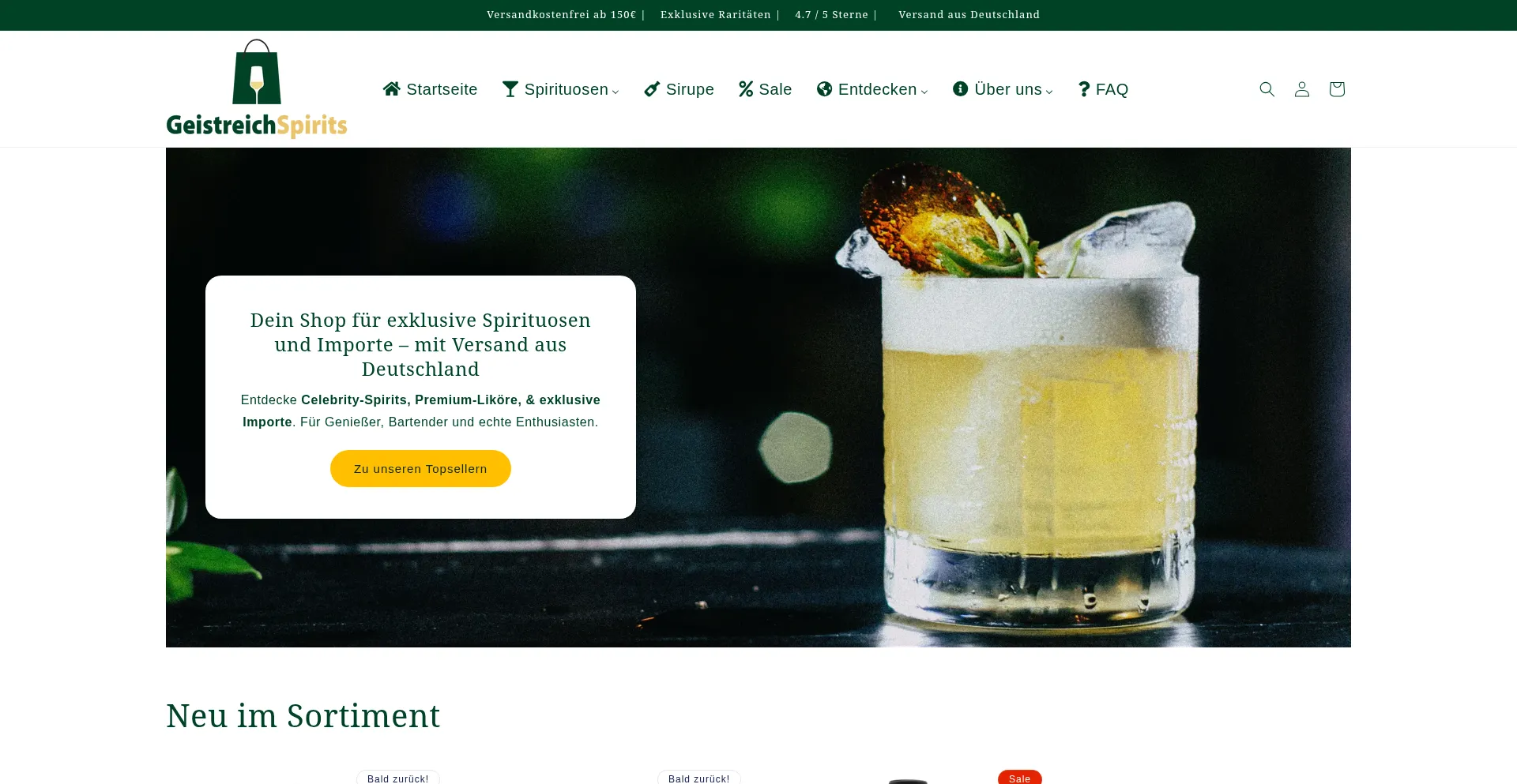 Geistreich-spirits.de