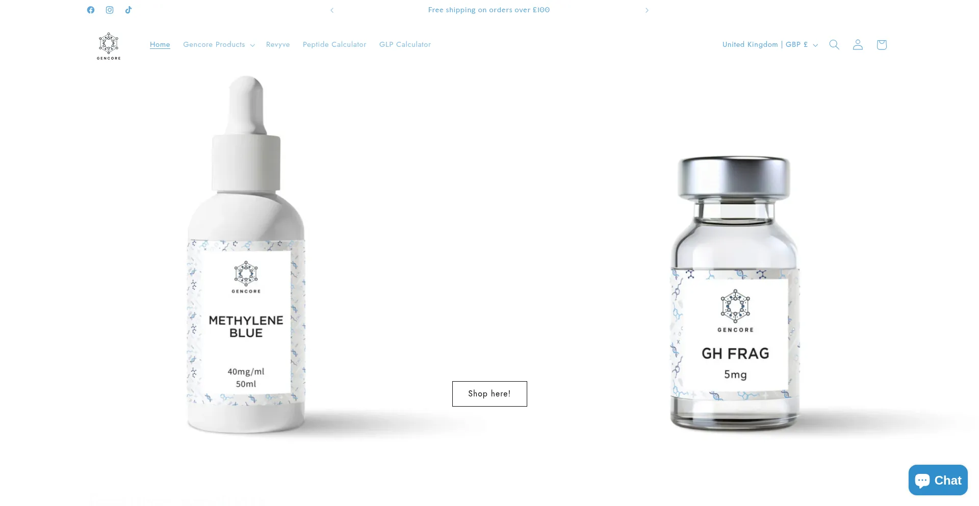 Gencorelab.com Screenshot