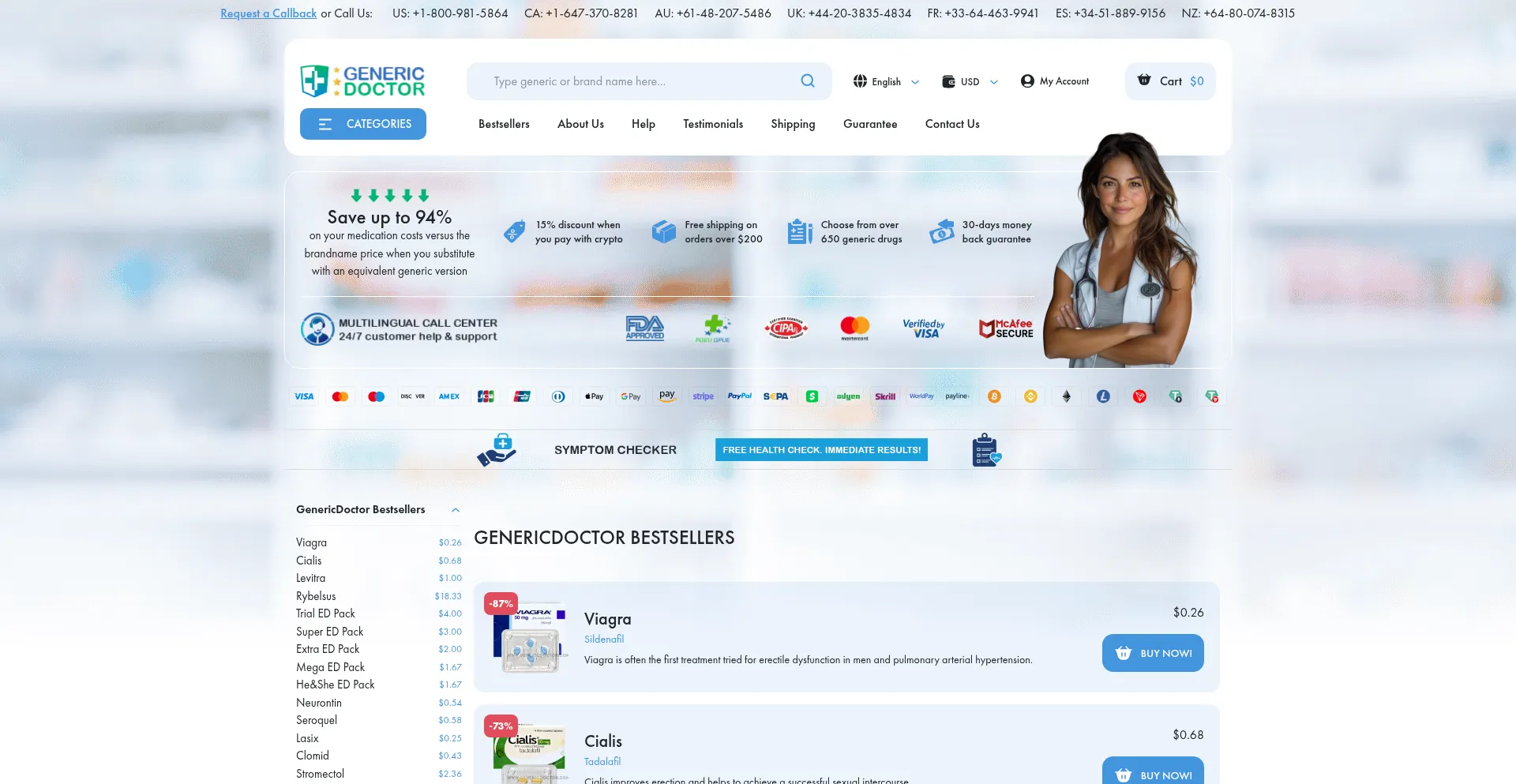 Genericdoctor.com 安全可靠吗？
