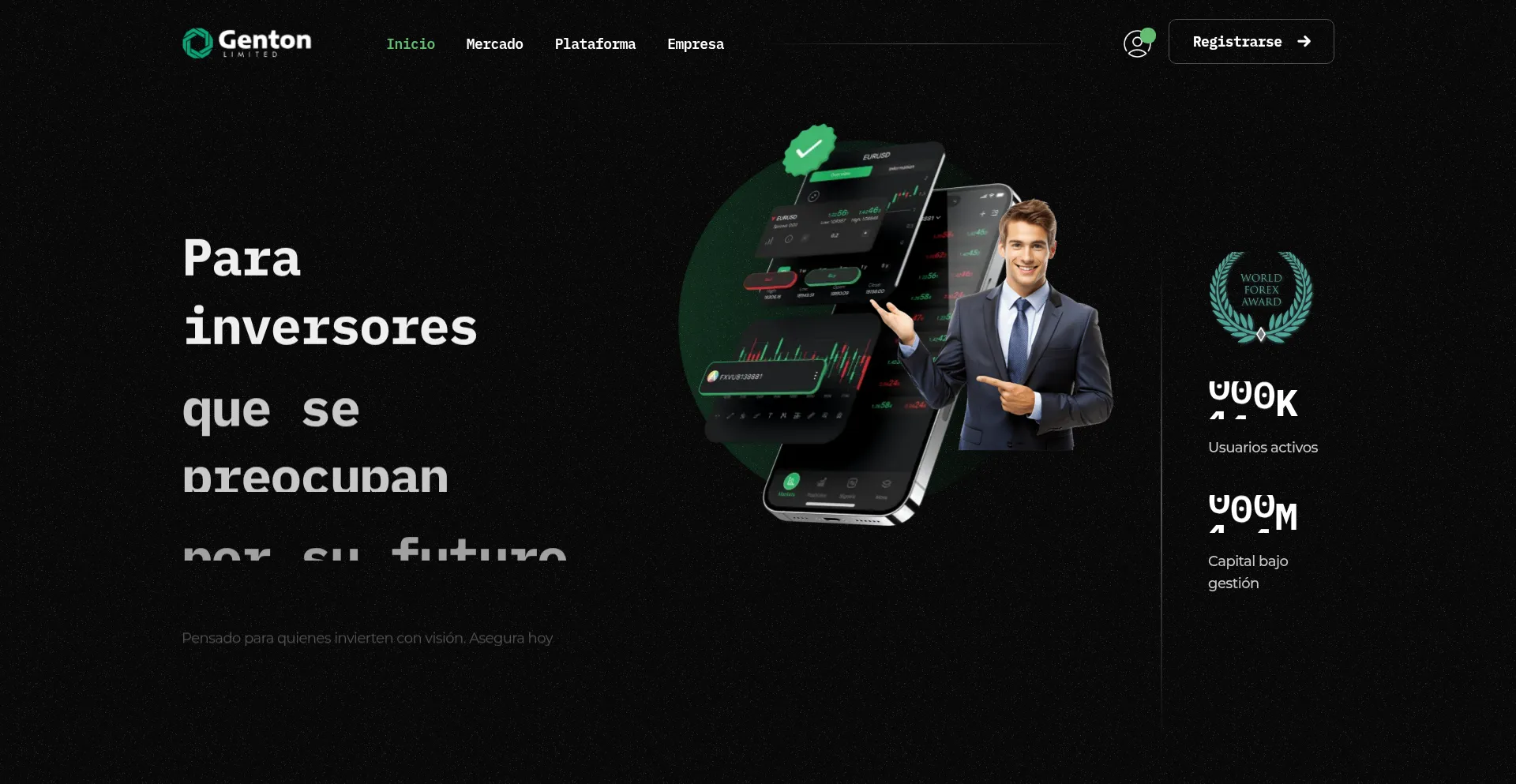 Website screenshot of Gentonltd.com