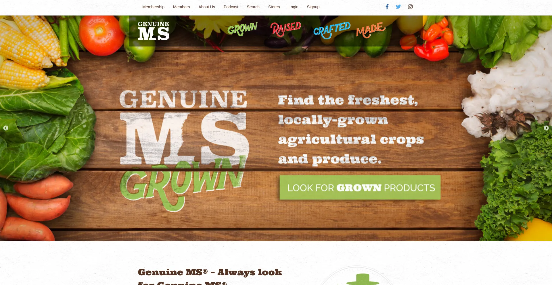 Website screenshot of Genuinems.com