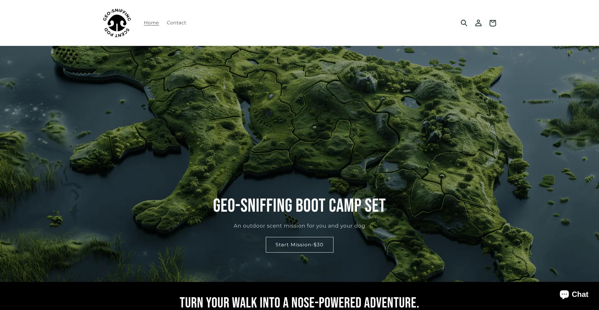 Geo-sniffing.myshopify.com Screenshot