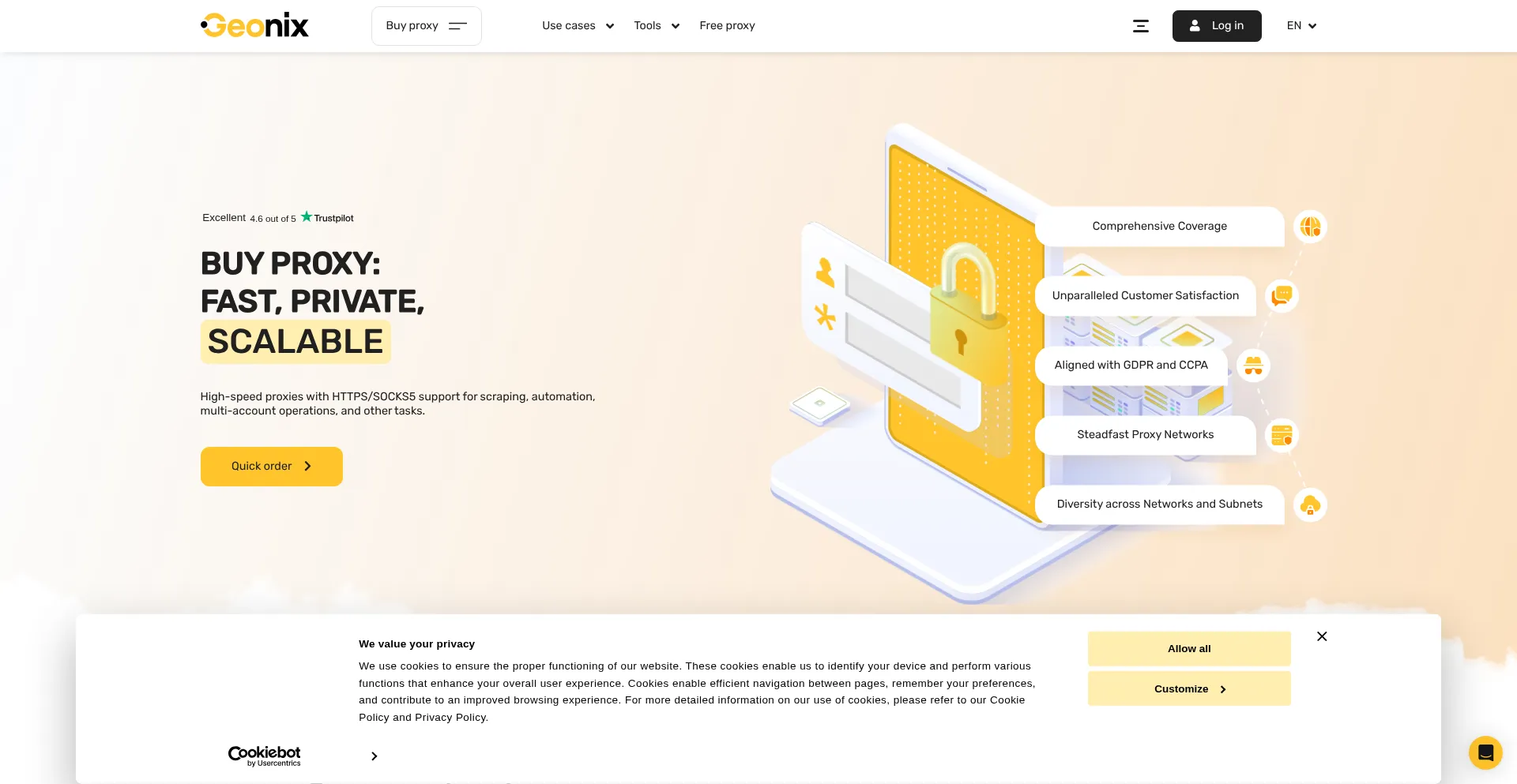 Geonix.com Screenshot