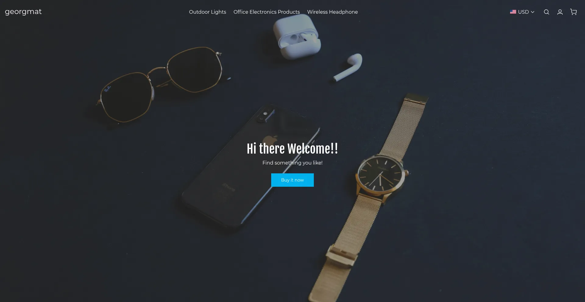 Website screenshot of Georgmat.com
