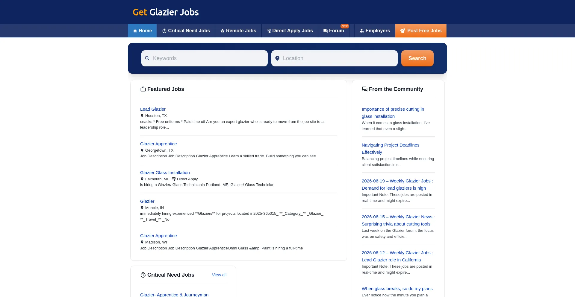 Getglazierjobs.com