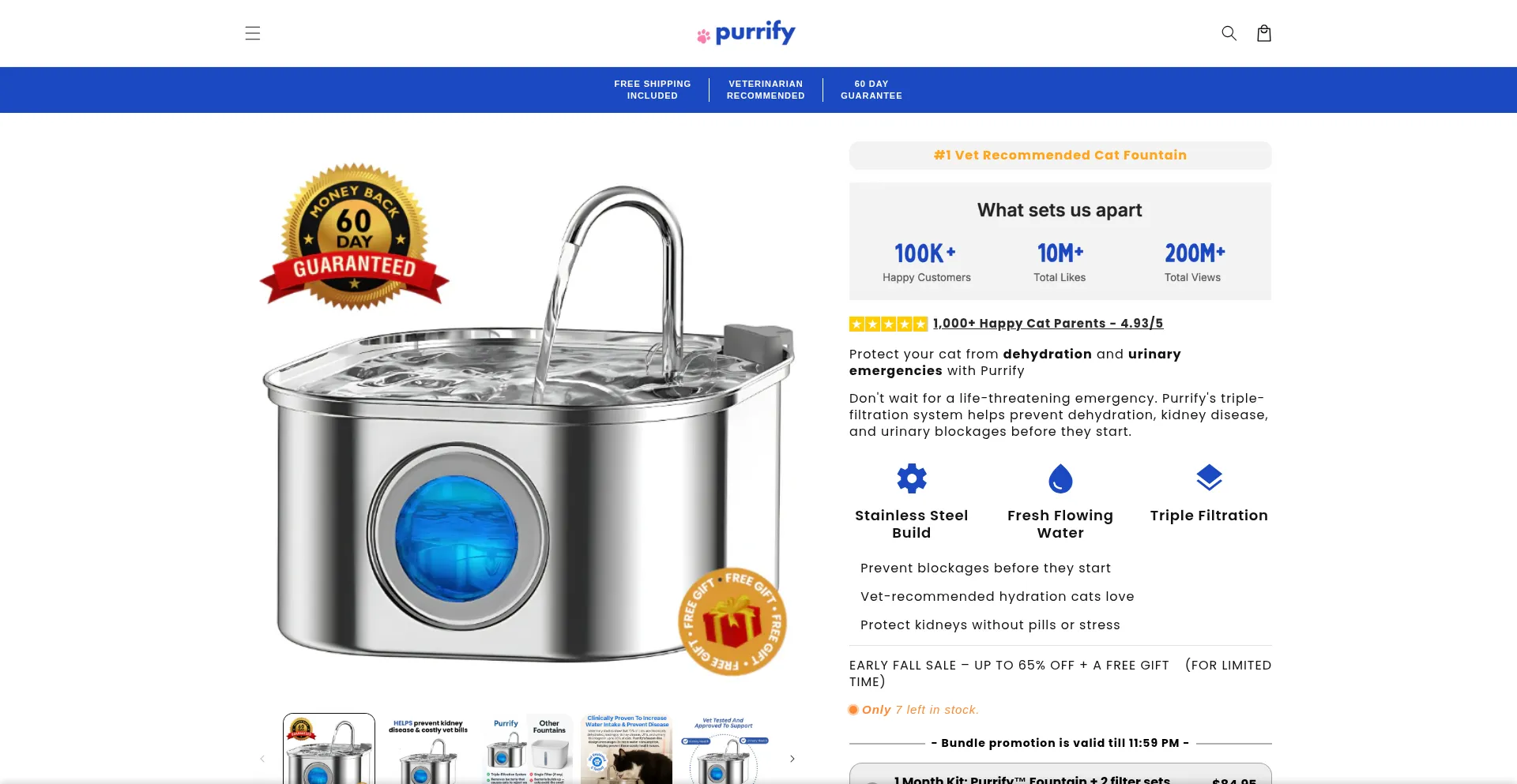Getpurrify.com Screenshot