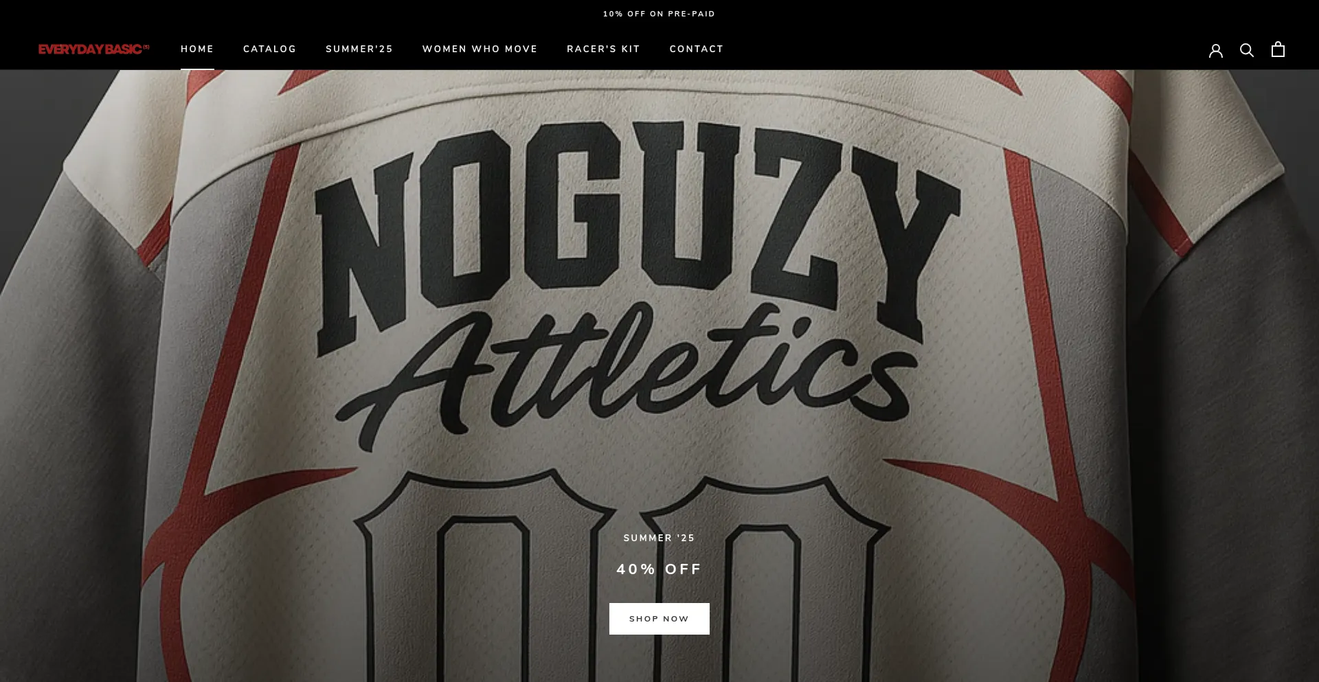 Website screenshot of Getyoureverydaybasics.com