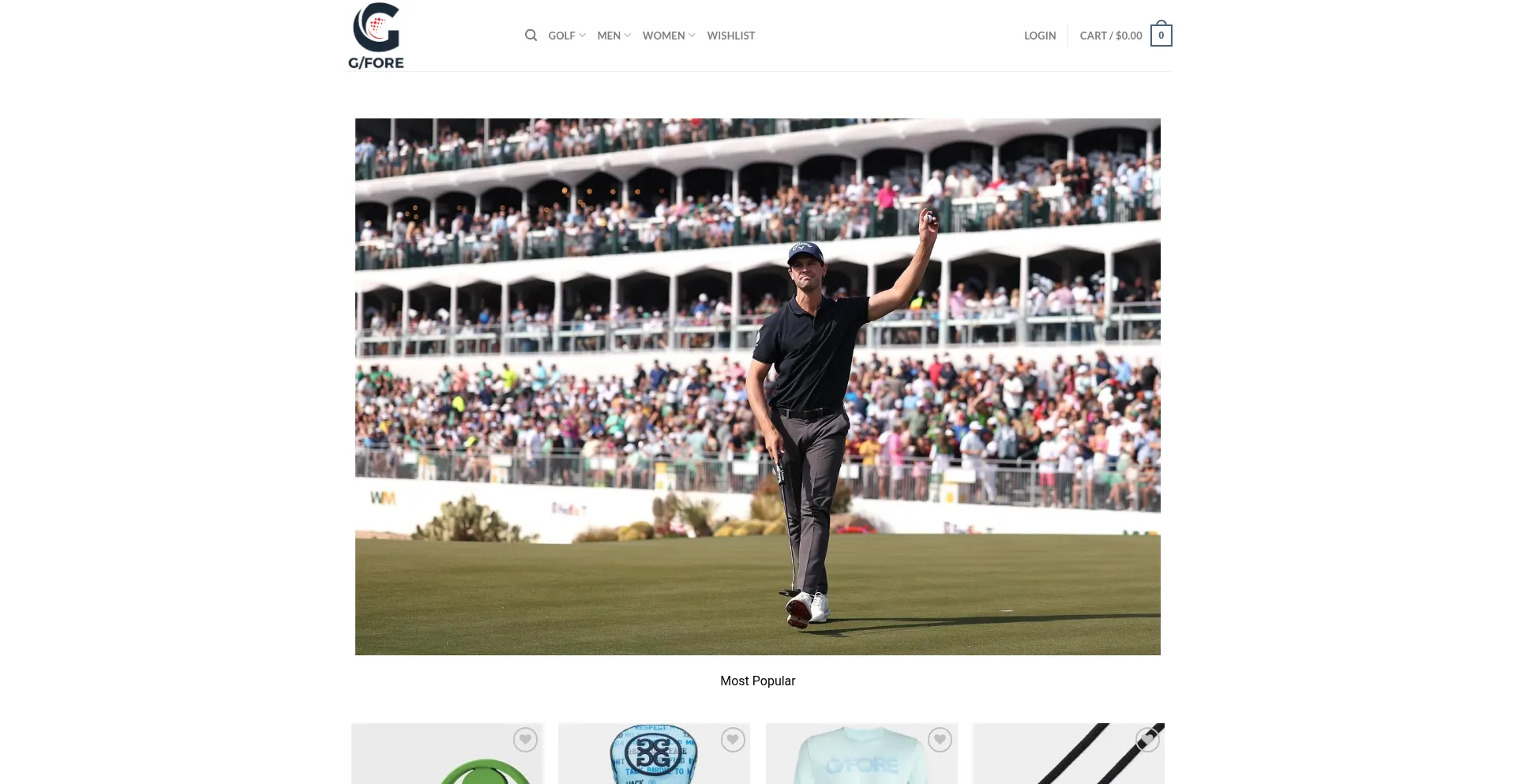 Website screenshot of Gforeshop.com