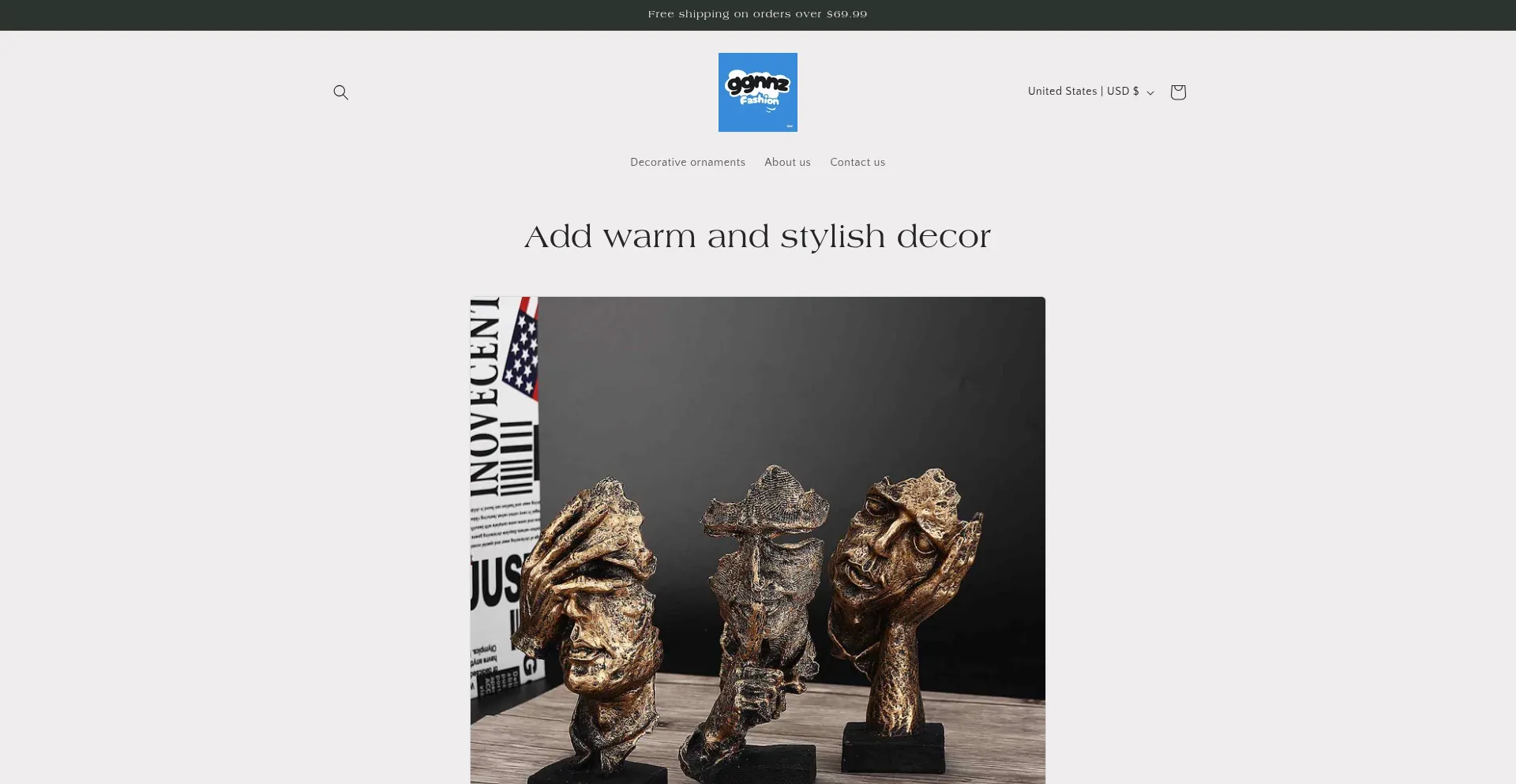 Website screenshot of Ggnnz.com