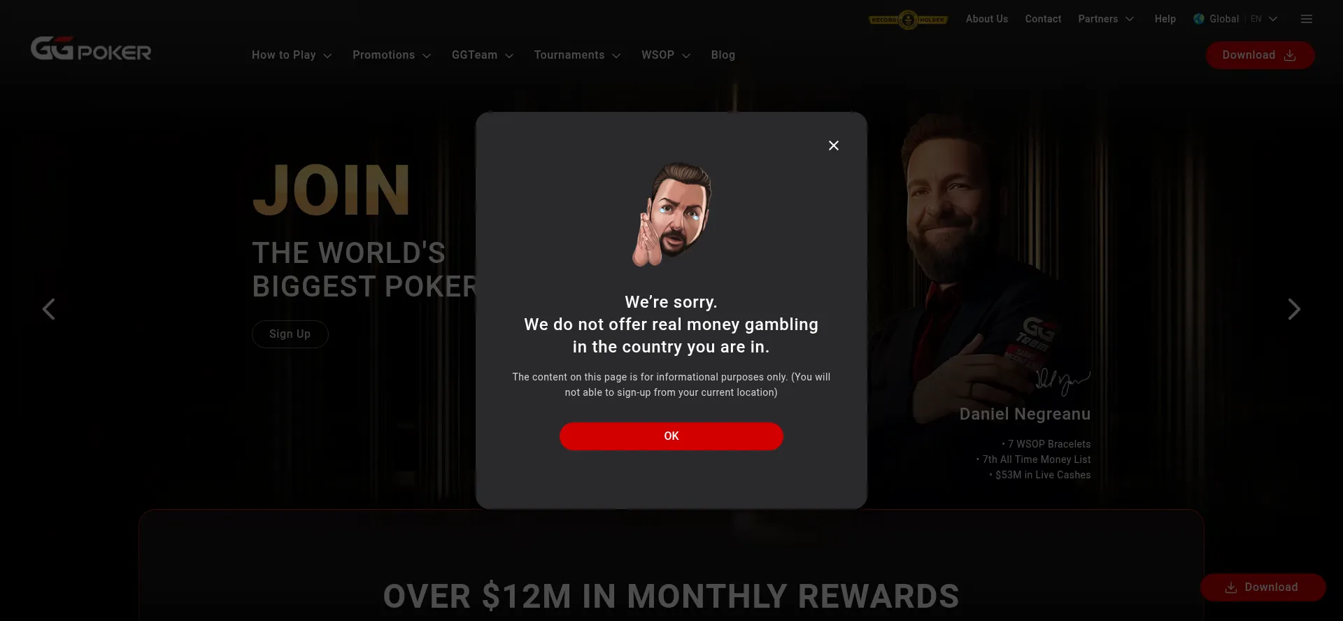 Ggpoker.com Screenshot