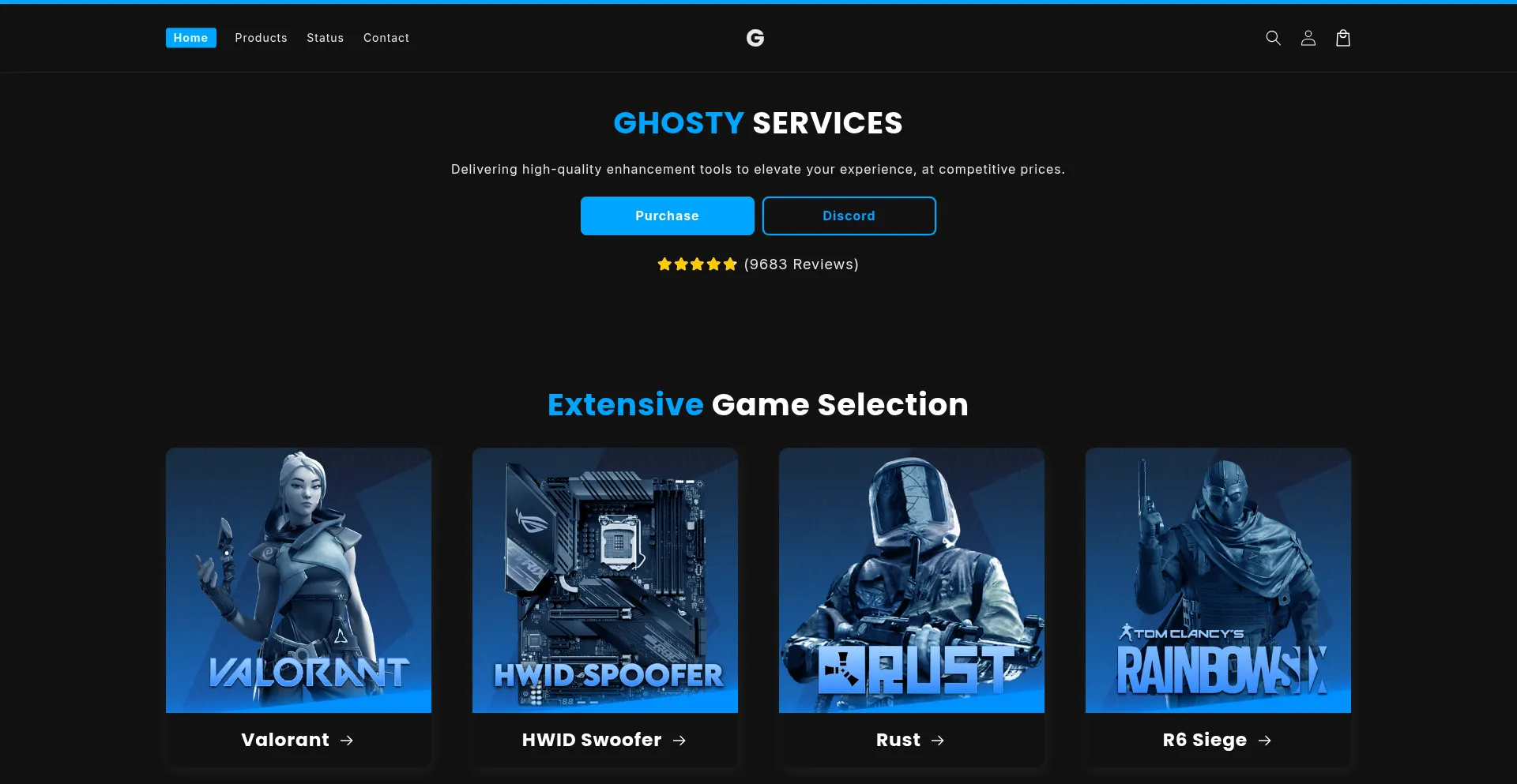 Ghostyservices.com Screenshot