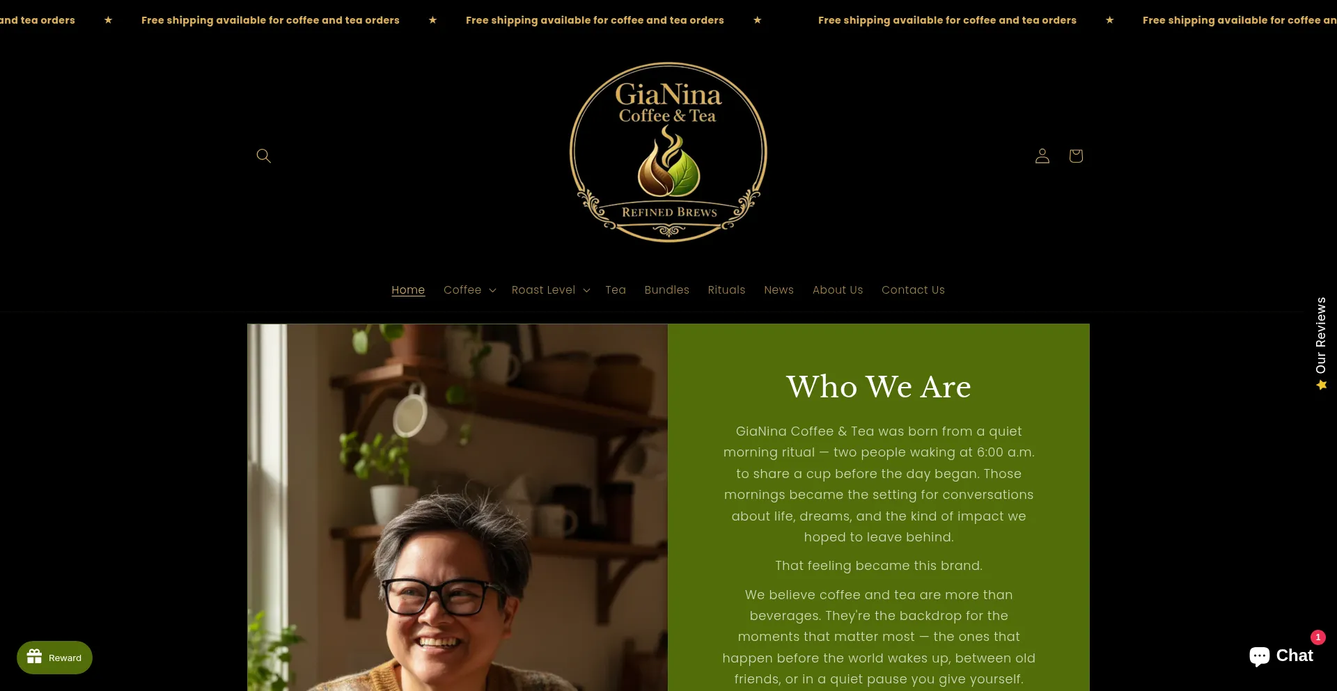 Gianinacoffeeandtea.com