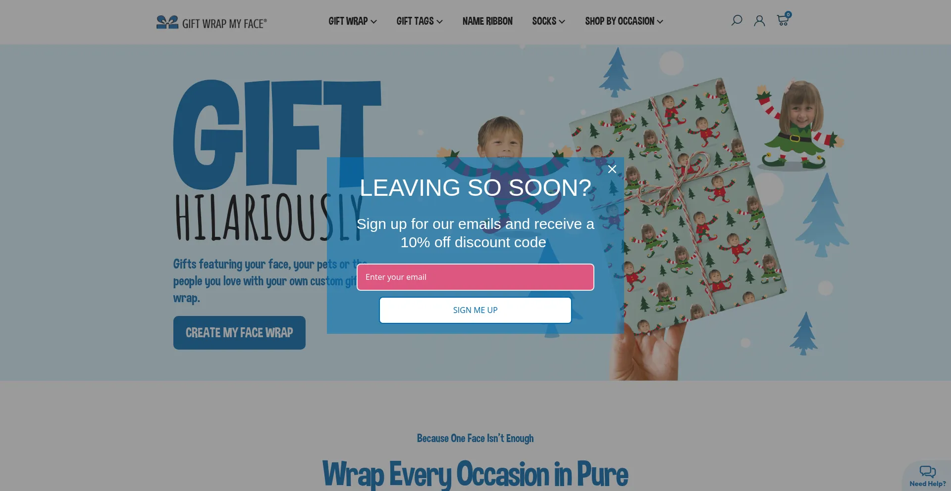 Giftwrapmyface.com 安全可靠吗？