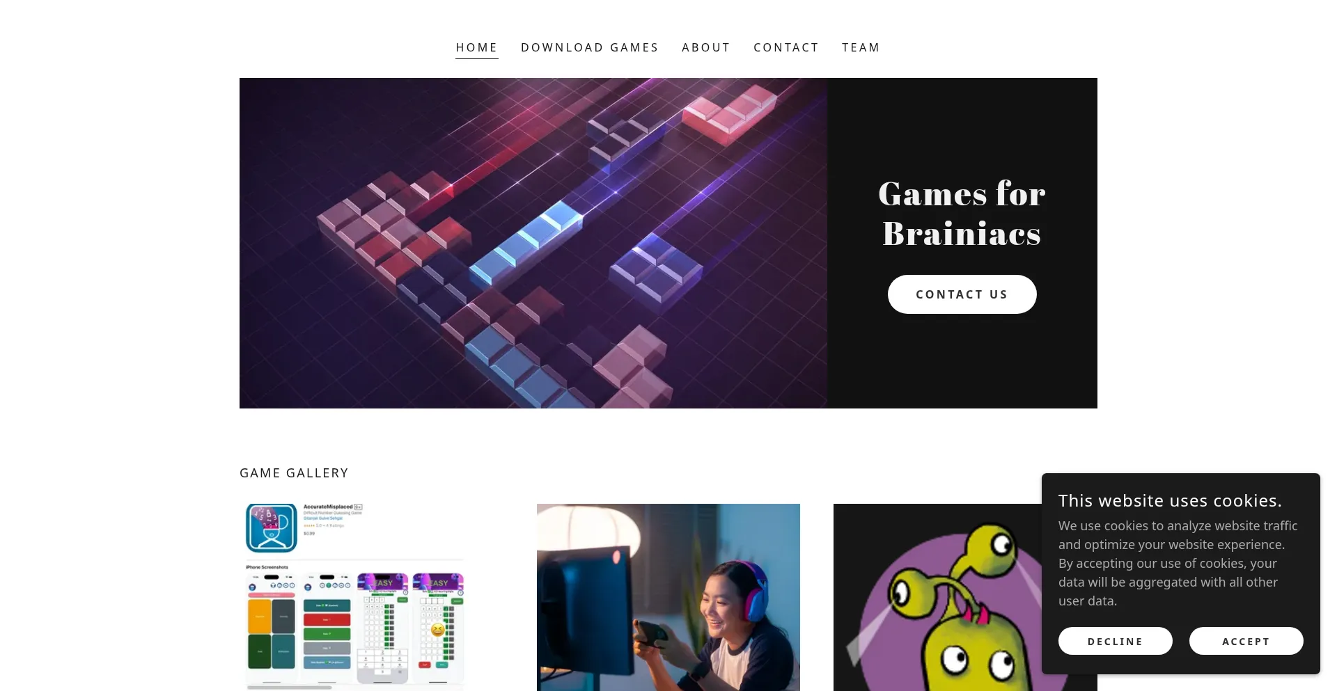 Website screenshot of Gigi-sehgal.com