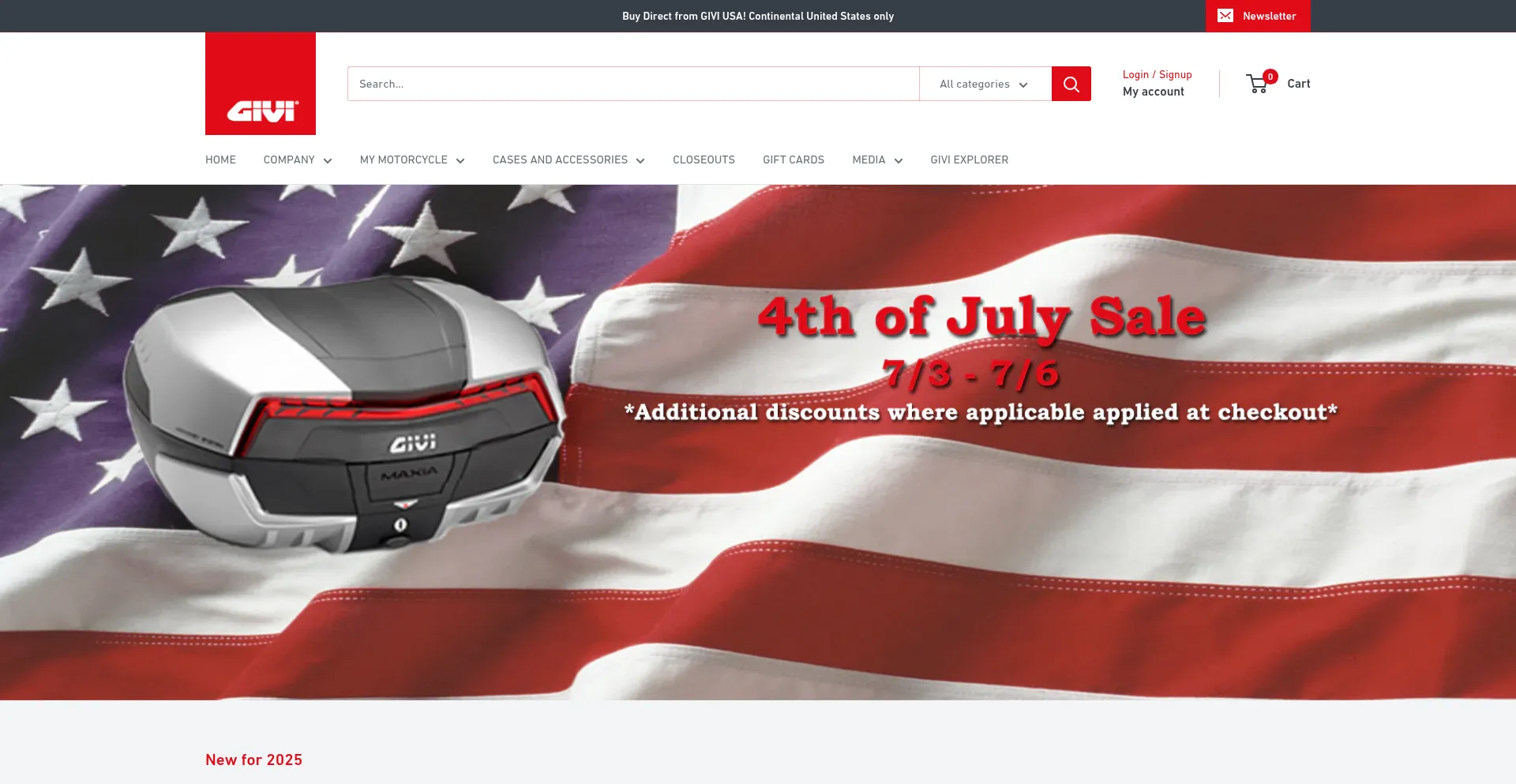 Website screenshot of Giviusa.com