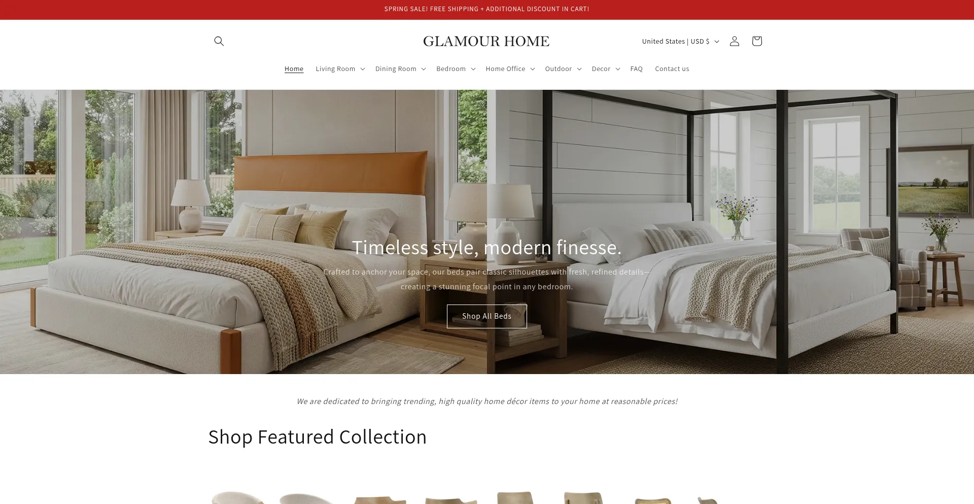 Glamourhomedecor.com