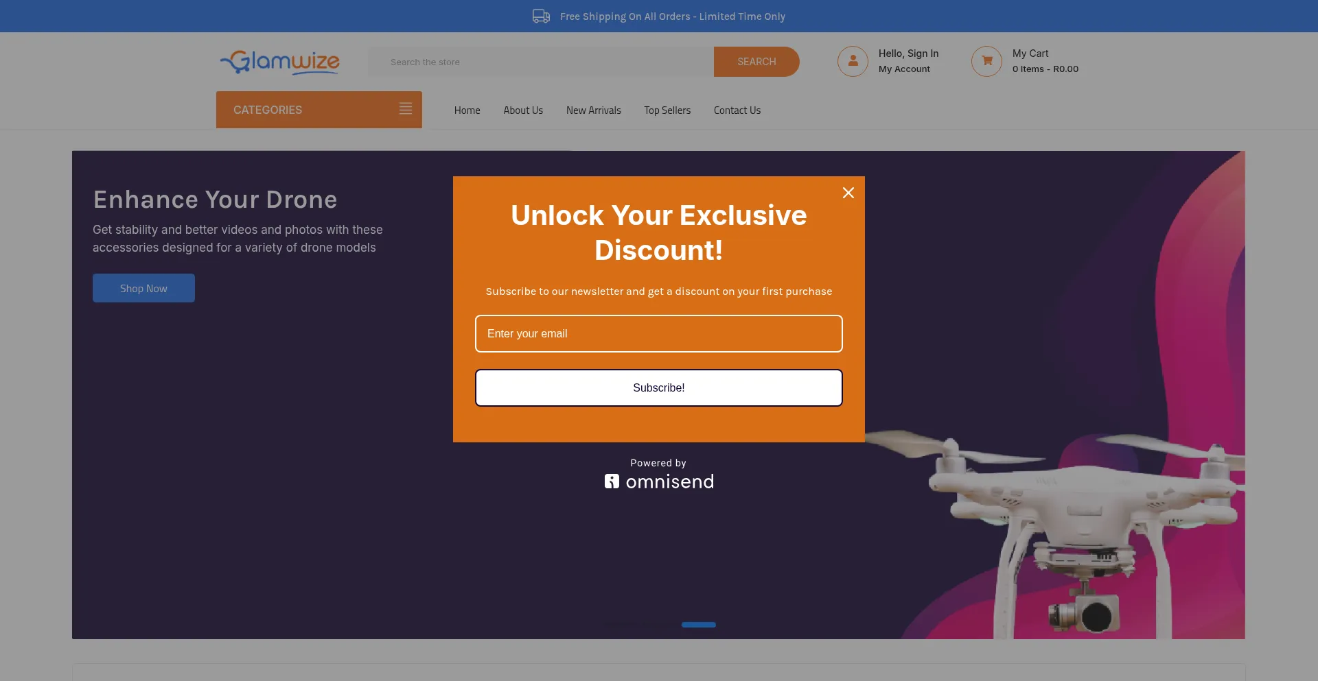Glamwize.com Screenshot