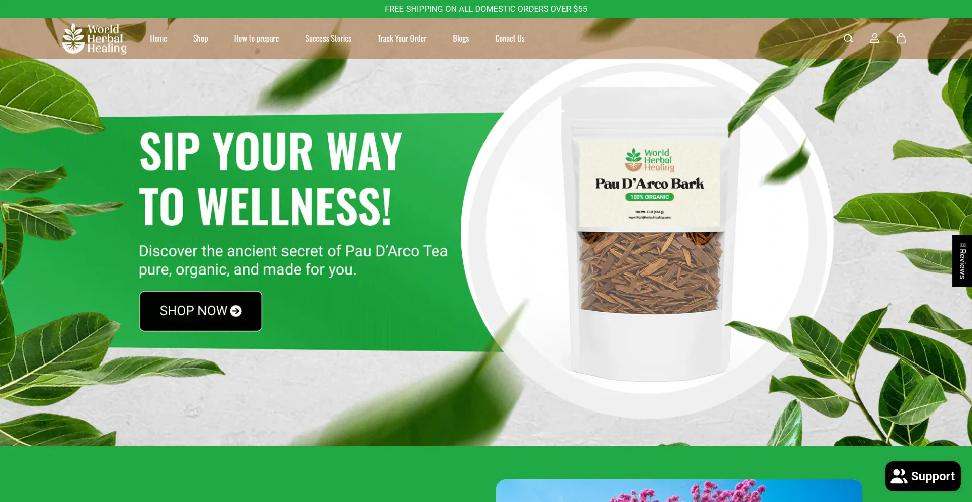 Globalherbalhealing.com Screenshot