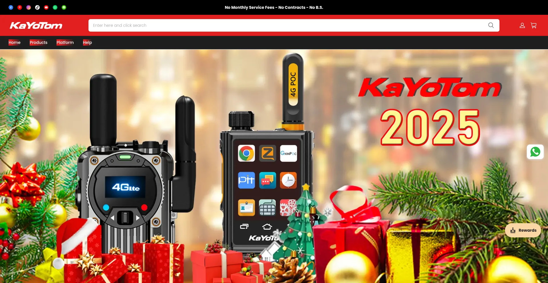Website screenshot of Globalkayotom.com