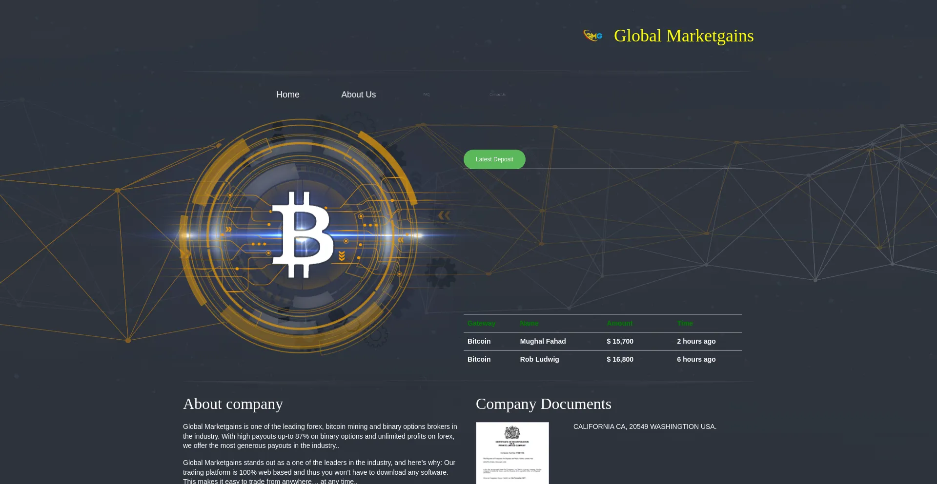 Globalmarketgains.net