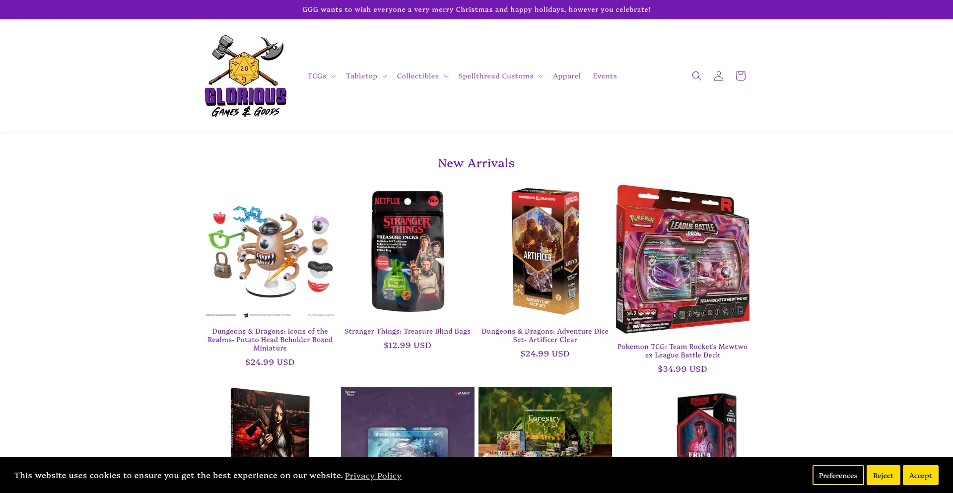 Gloriousgamesandgoods.com