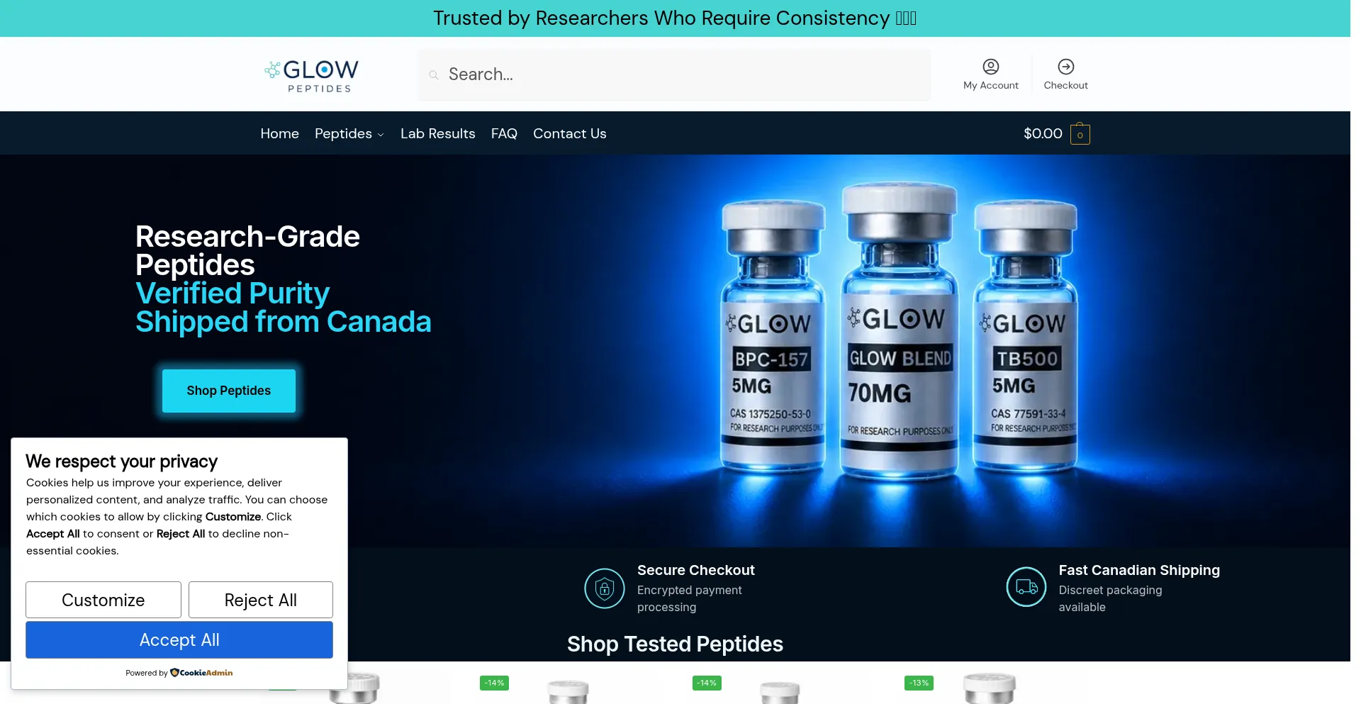 Glowpeptides.ca