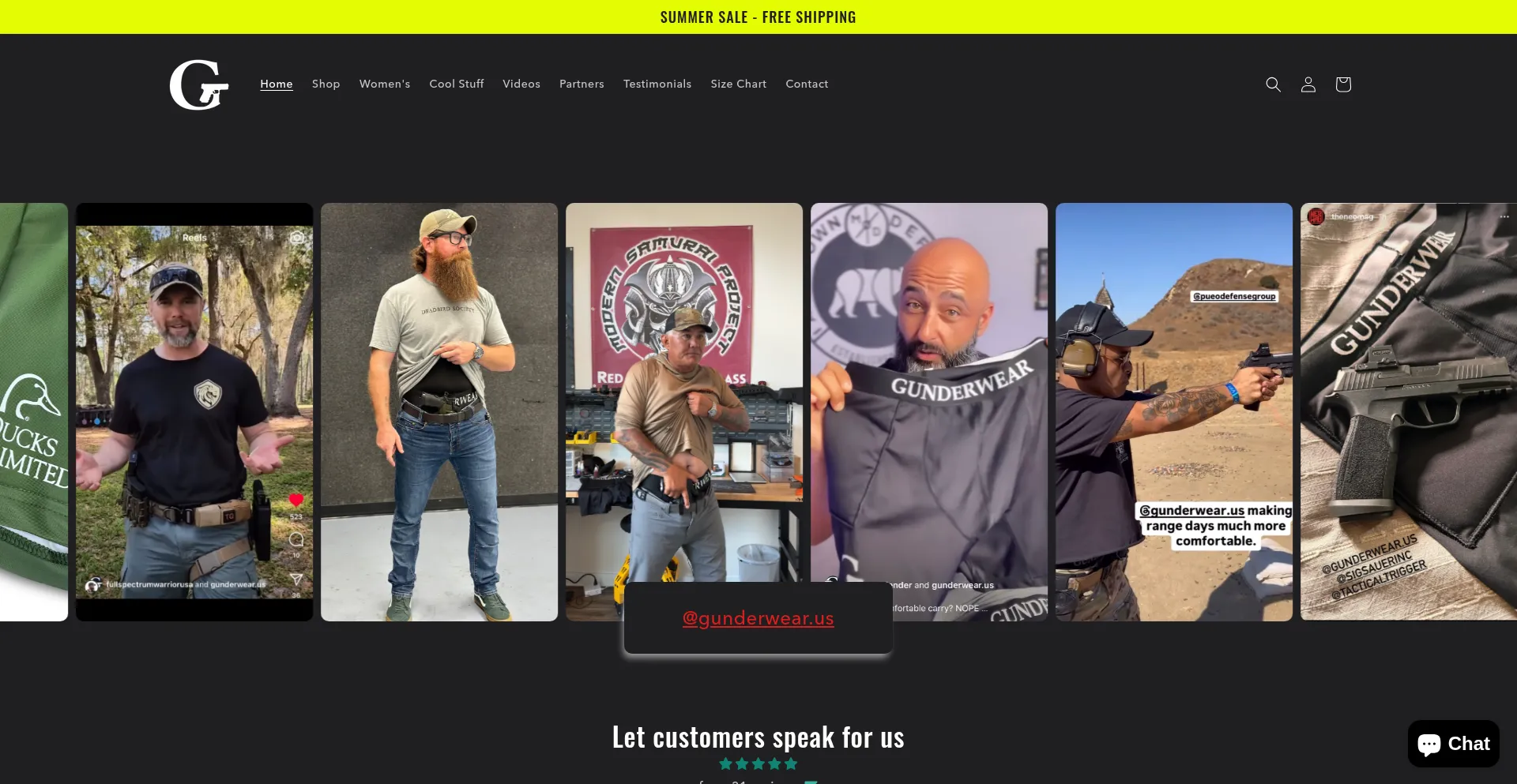 Website screenshot of Gndrwr.com