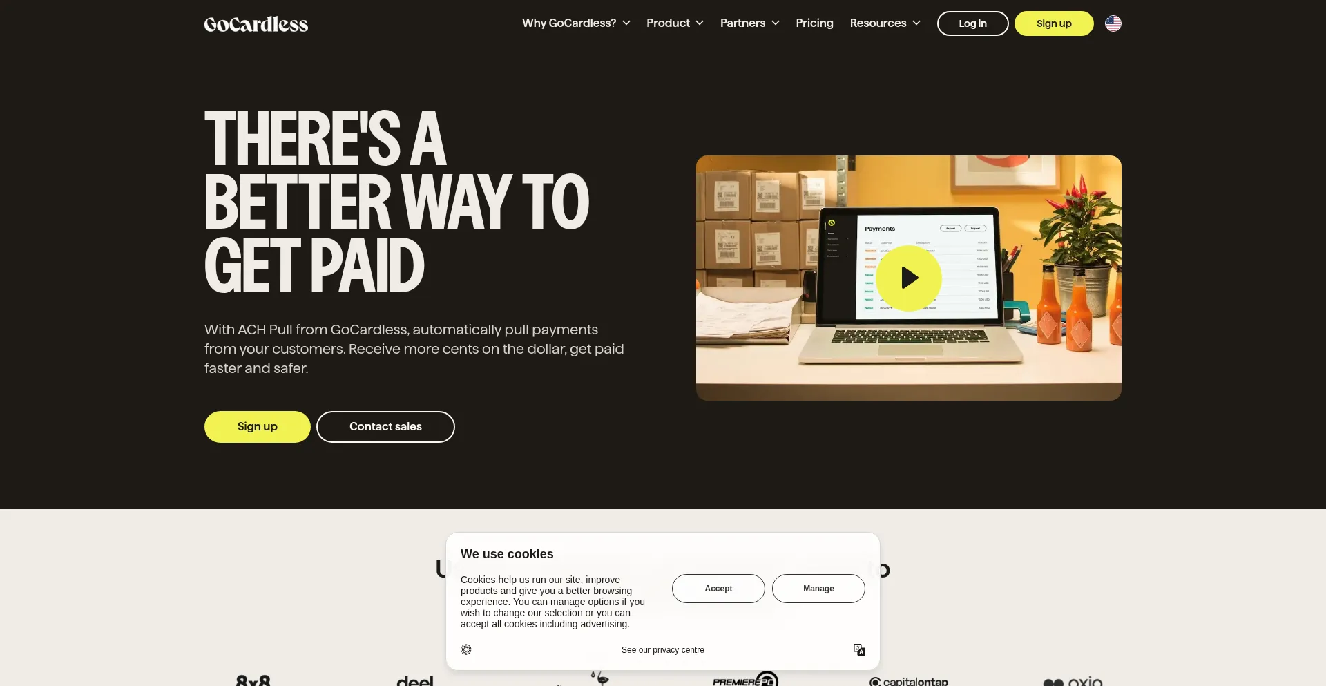 Gocardless.com Screenshot