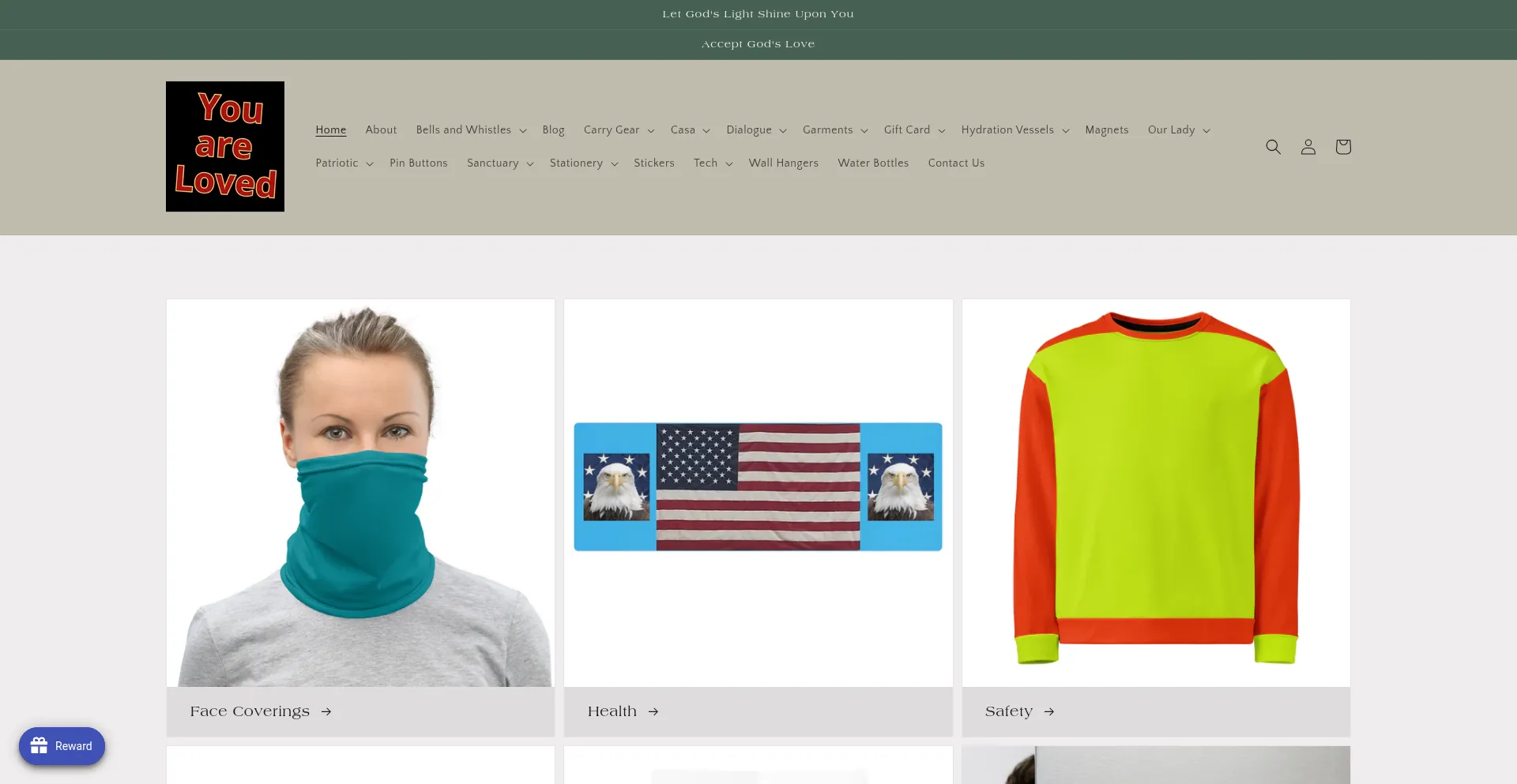 Website screenshot of Godsinspirationcafe.com