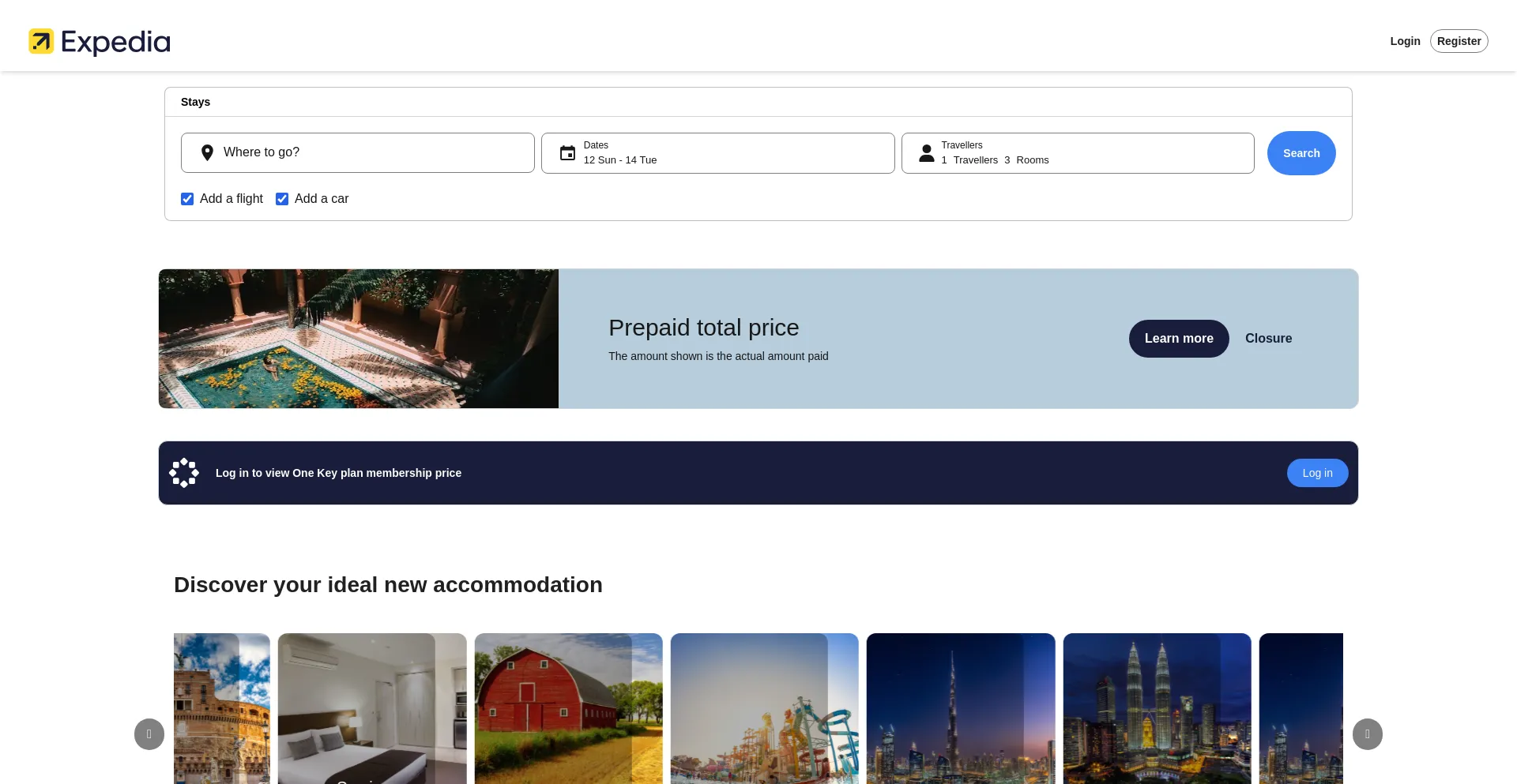 Website screenshot of Goexpedi.tech