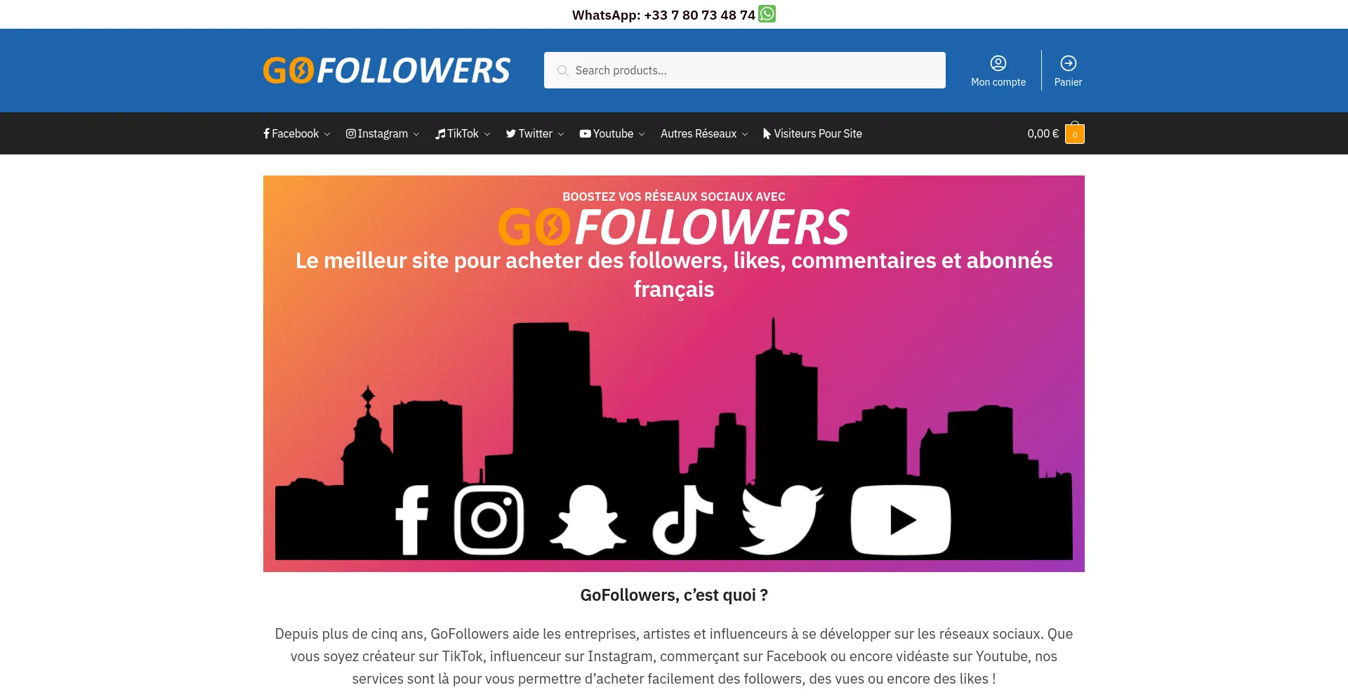 Gofollowers.fr 安全可靠吗？