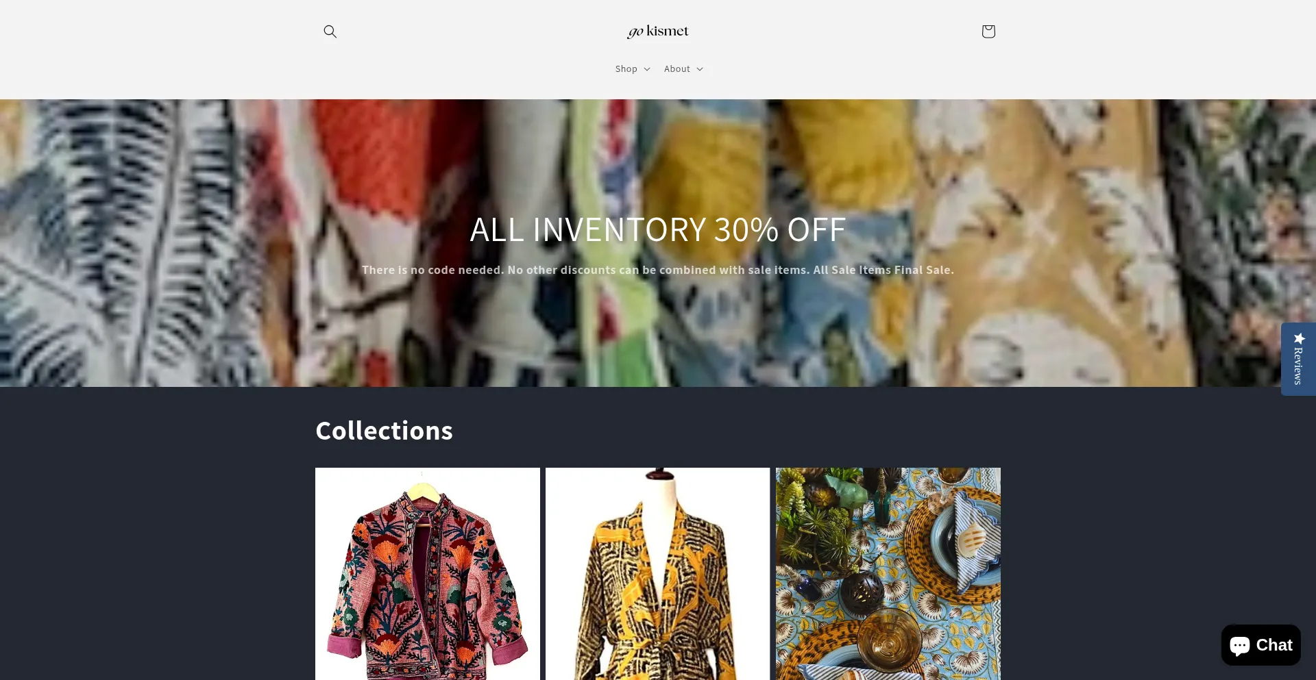 Website screenshot of Gokismet.com