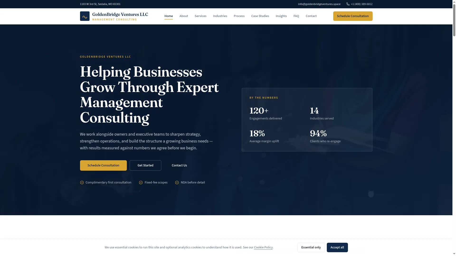 Goldenbridgeventures.space