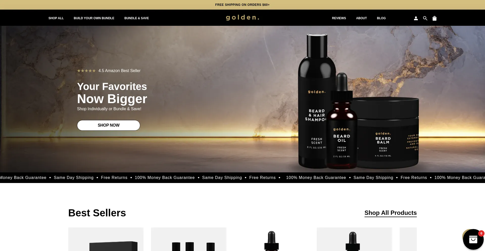 Website screenshot of Goldengrooming.com