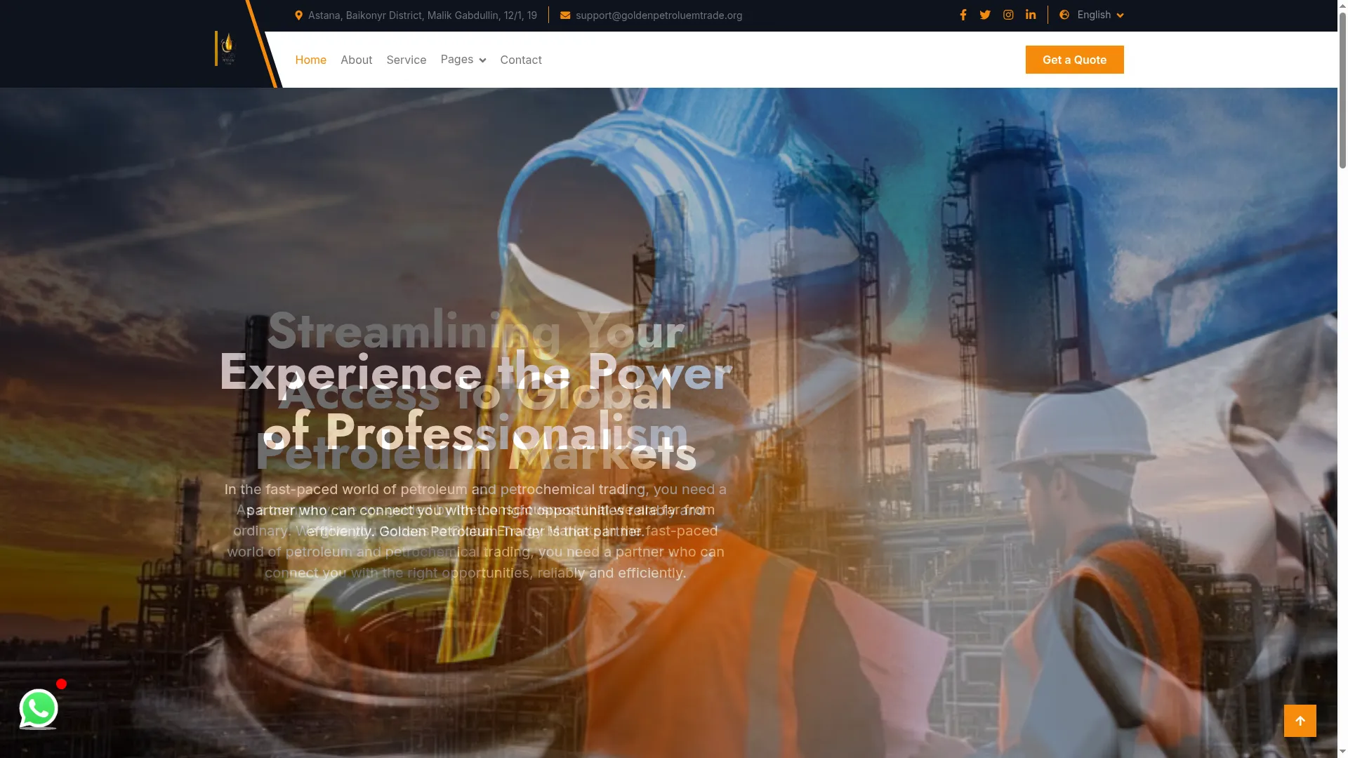 Goldenpetroluemtrade.org
