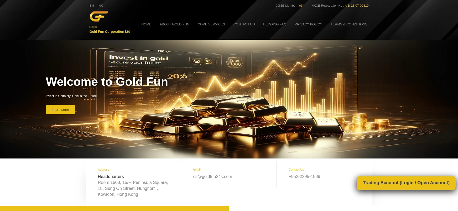Goldfun24k.com 安全可靠吗？
