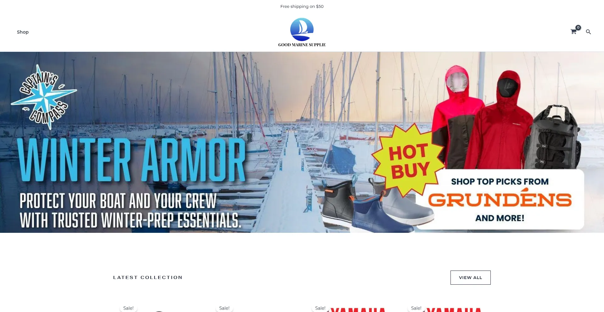 Goodmarinesupplie.com Screenshot